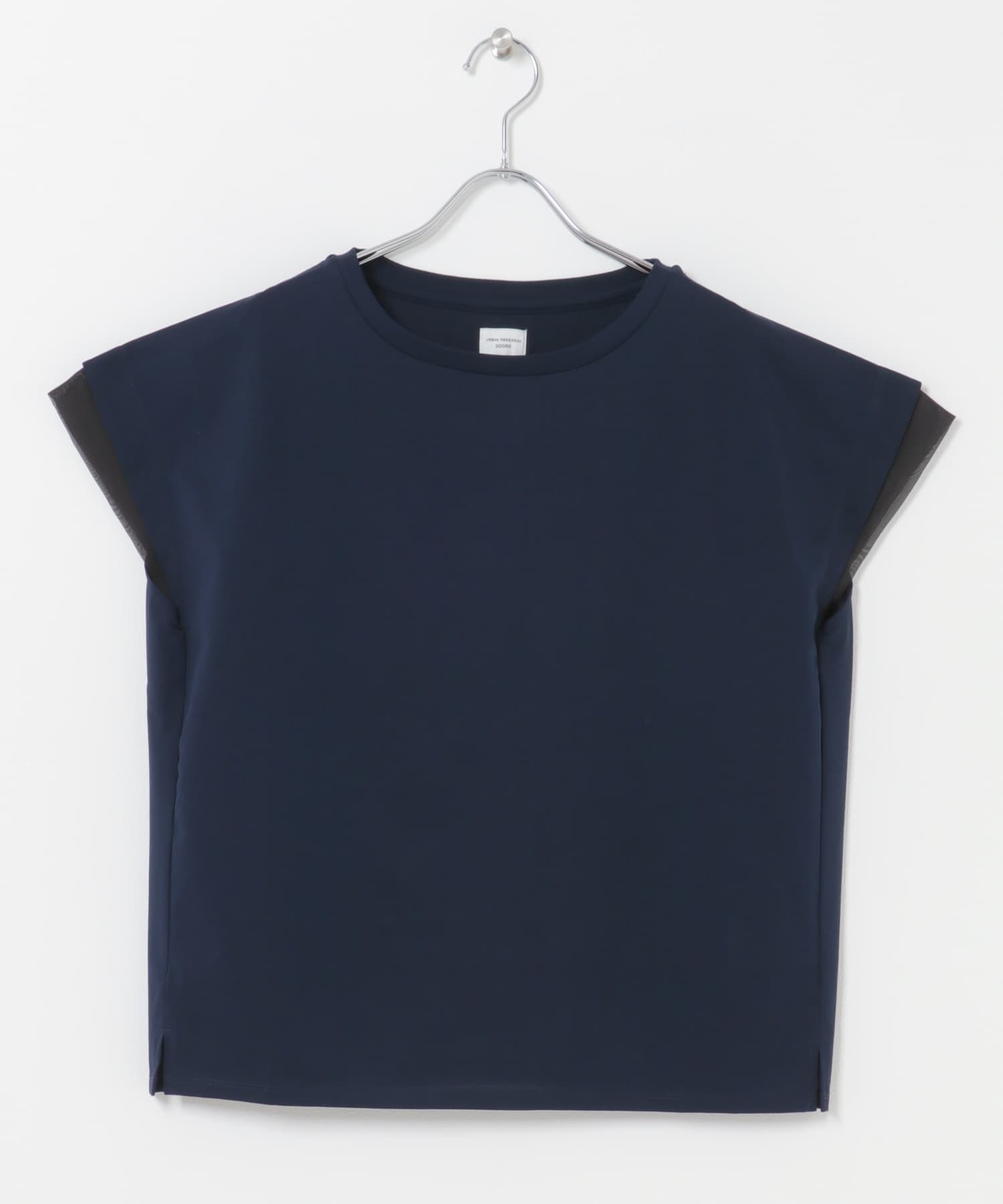 シルケットコットンシアードッキングプルオーバー NAVY Free