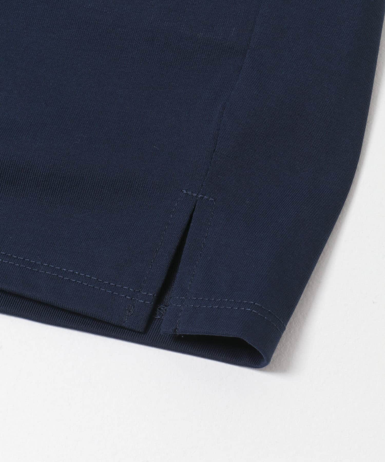 シルケットコットンシアードッキングプルオーバー NAVY Free