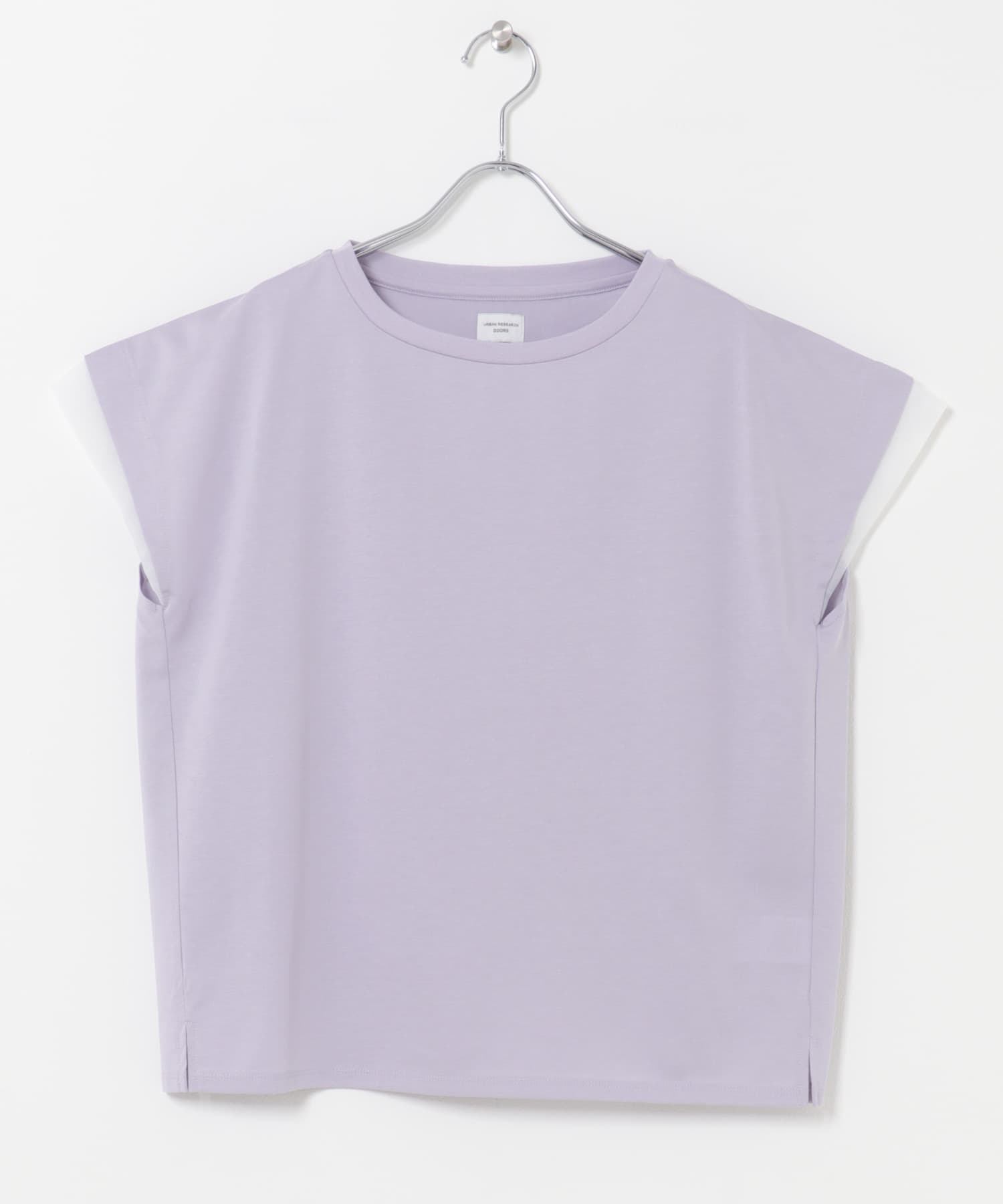 シルケットコットンシアードッキングプルオーバー LAVENDER Free