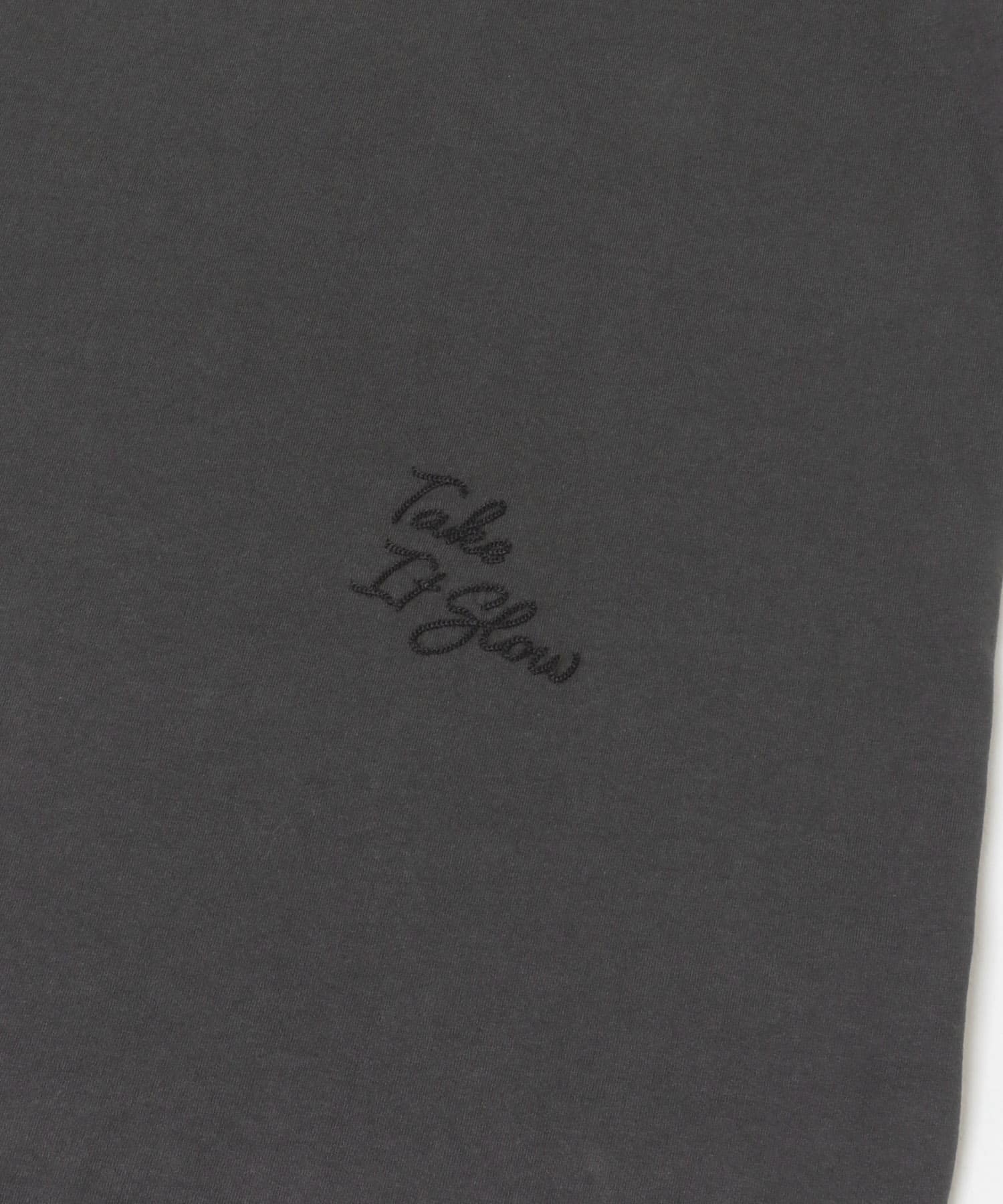 刺繍ロゴTシャツ CHARCOAL Free
