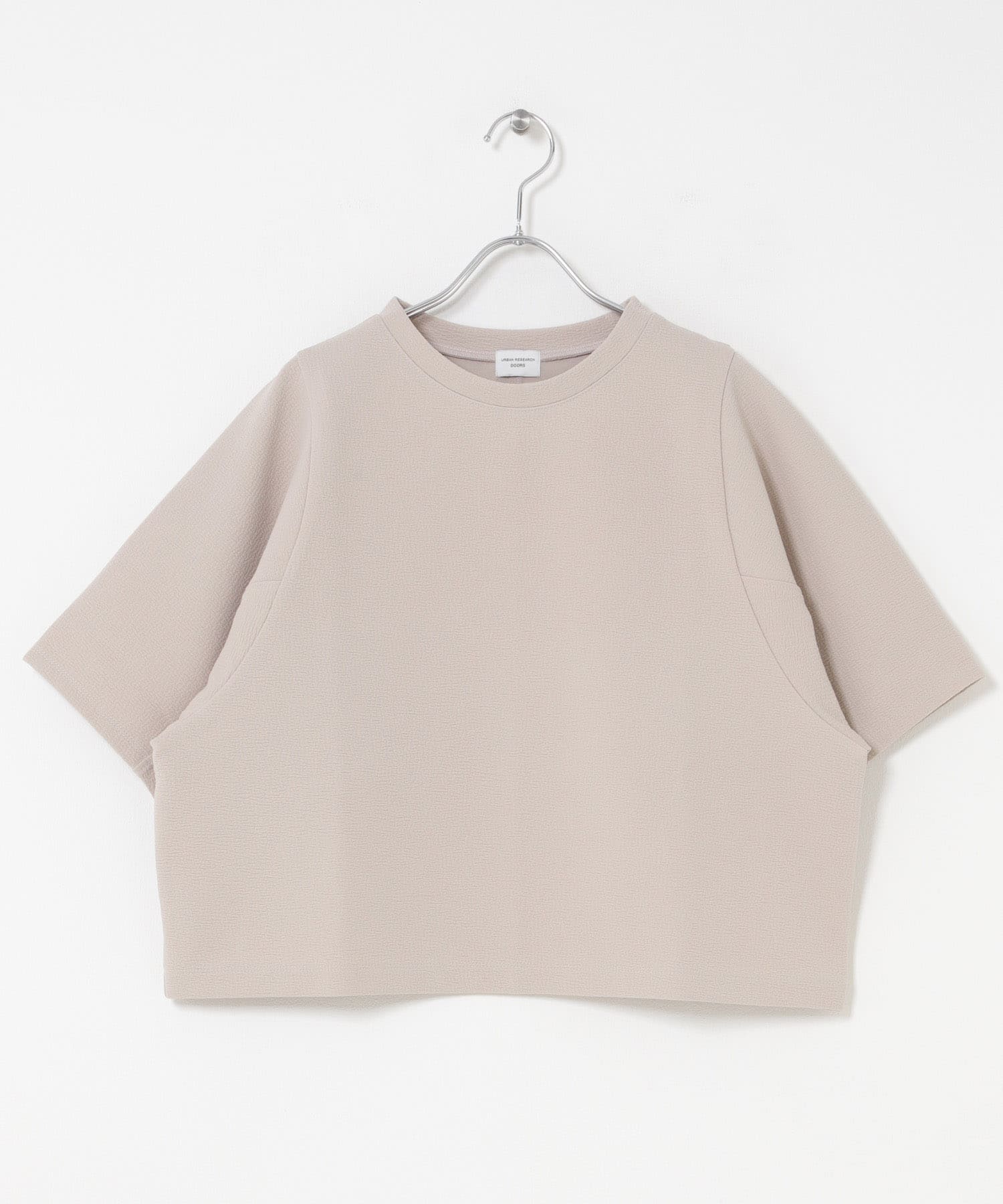 袖ボリュームクロップドプルオーバー GREIGE Free