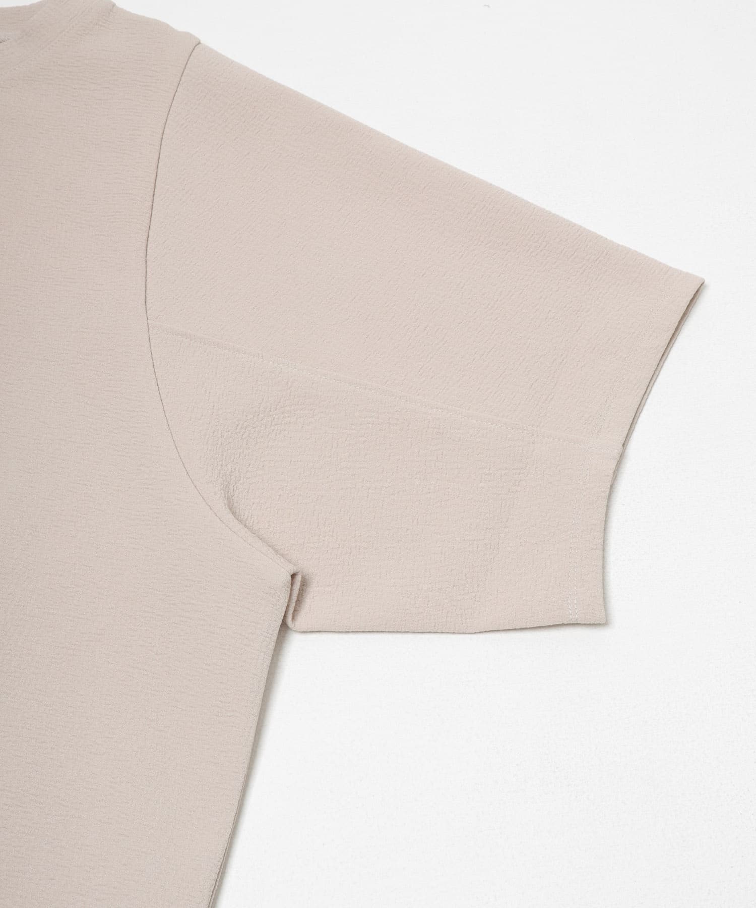 袖ボリュームクロップドプルオーバー GREIGE Free