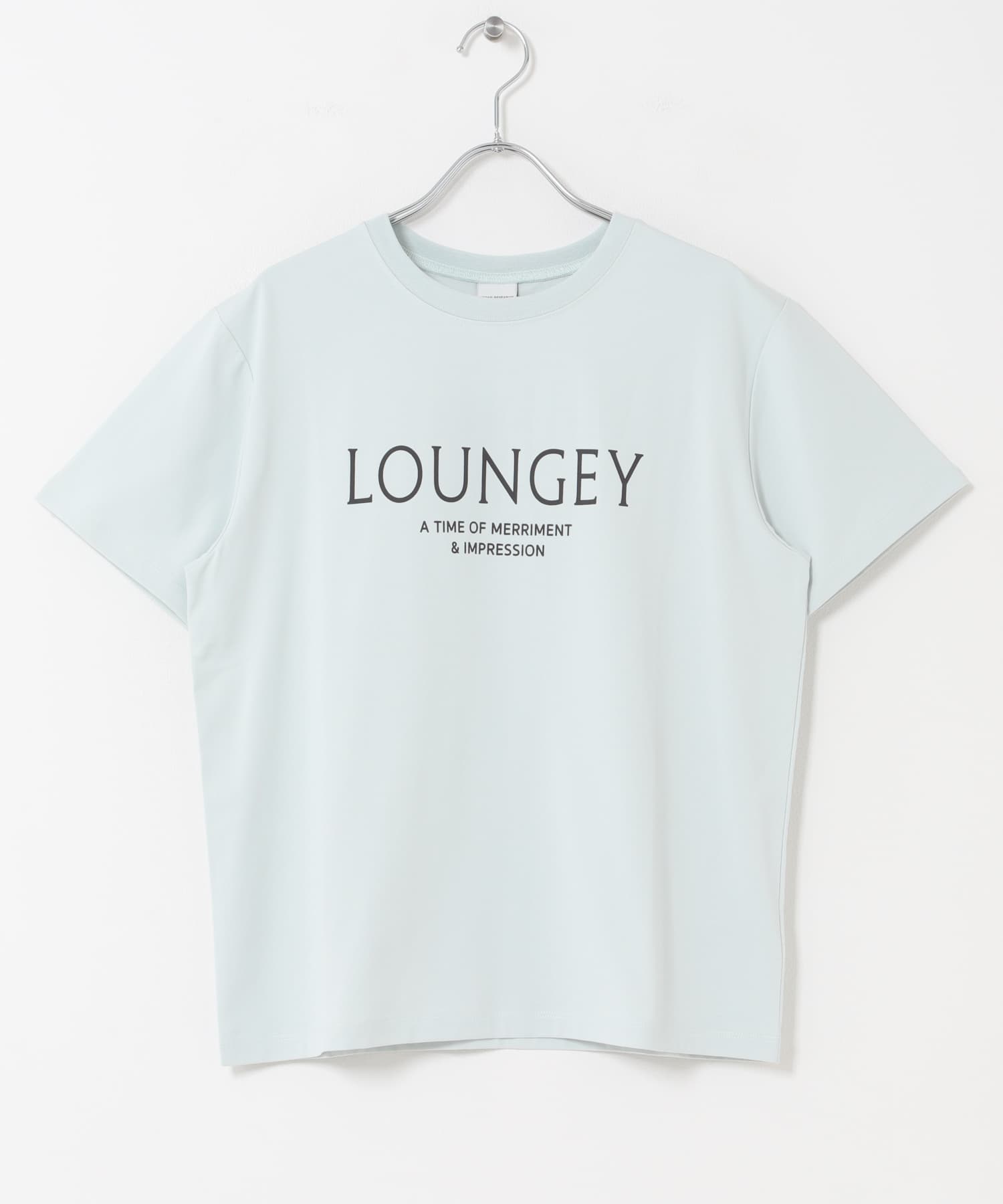 ロゴプリントTシャツ SAX Free