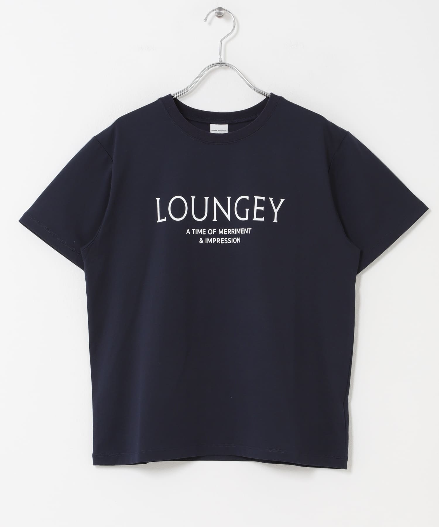 ロゴプリントTシャツ NAVY Free