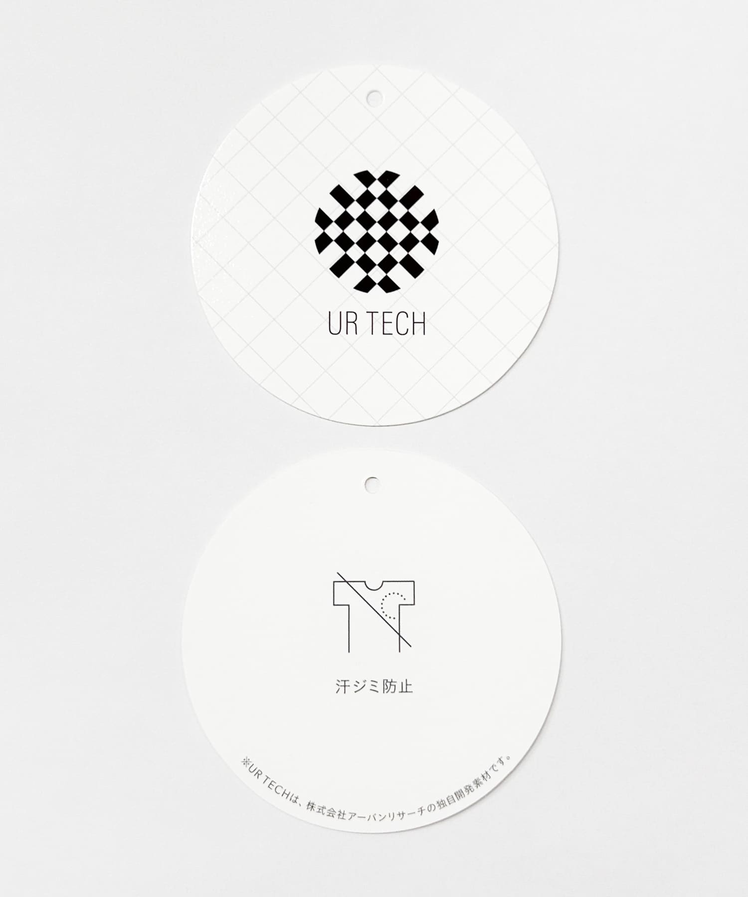 『UR TECH』汗染み防止ベーシックTシャツ CHARCOAL Free