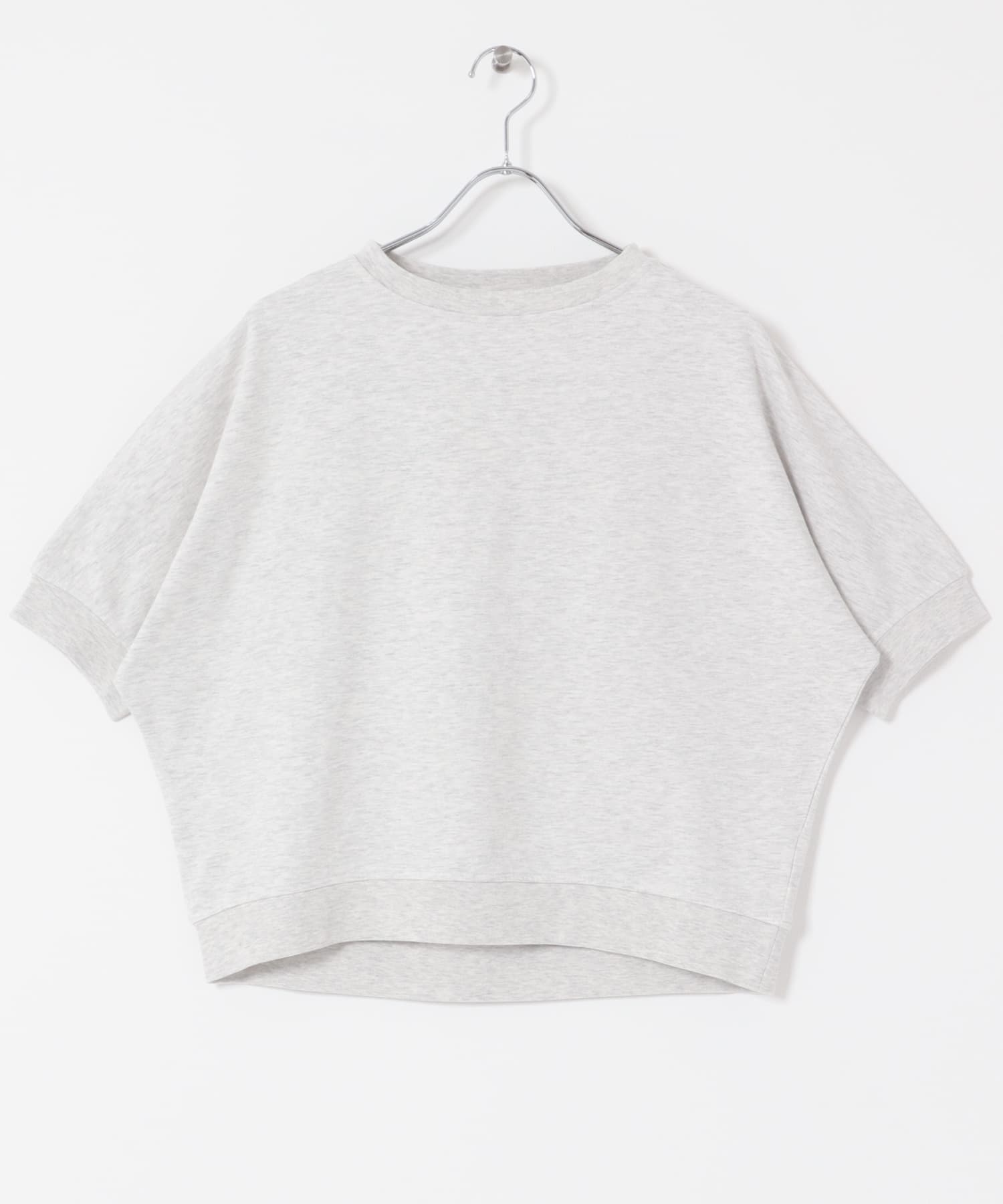 モダールコットン裏毛ドルマンプルオーバー