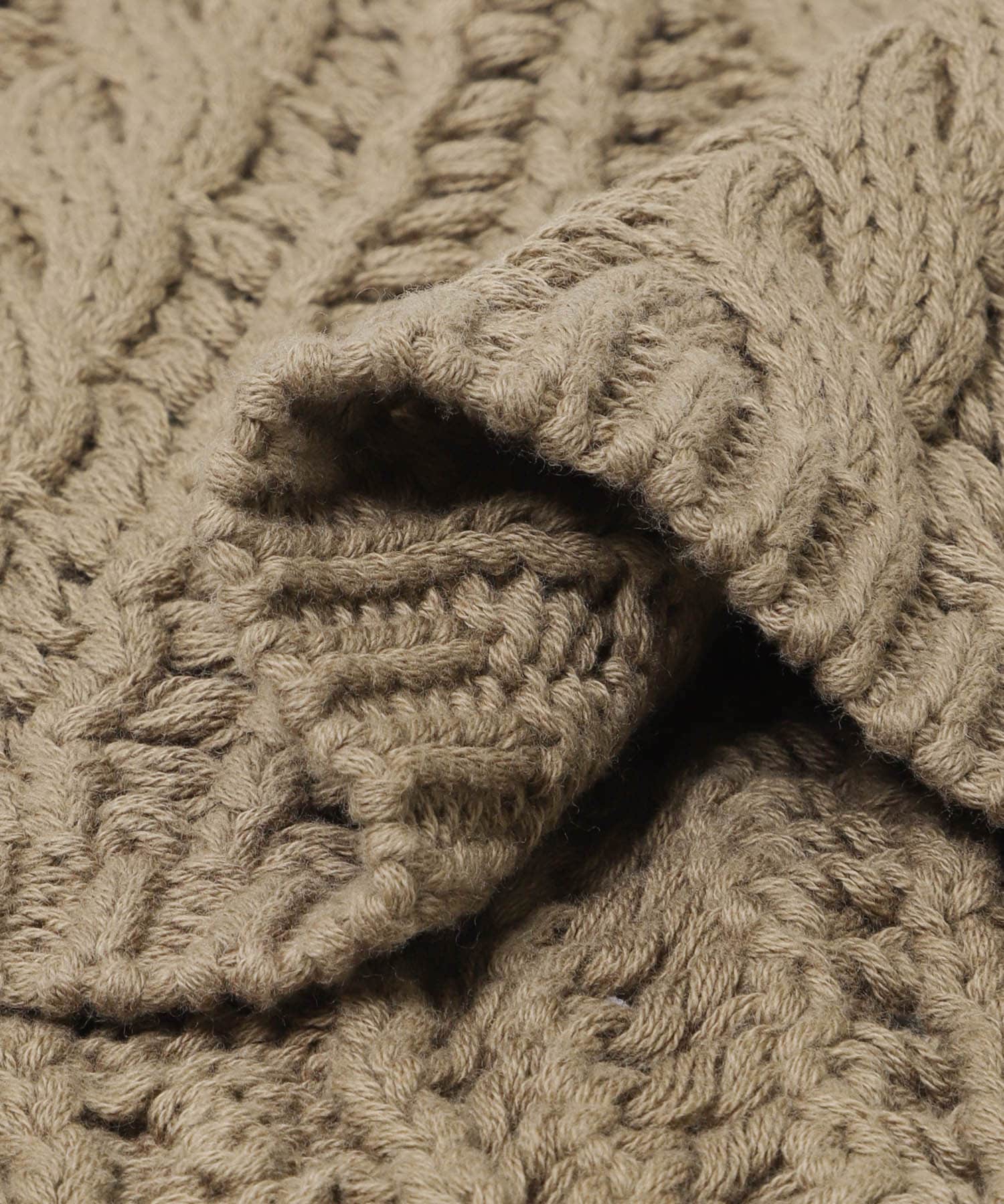 Button Cotton Knit Vest BEIGE Free