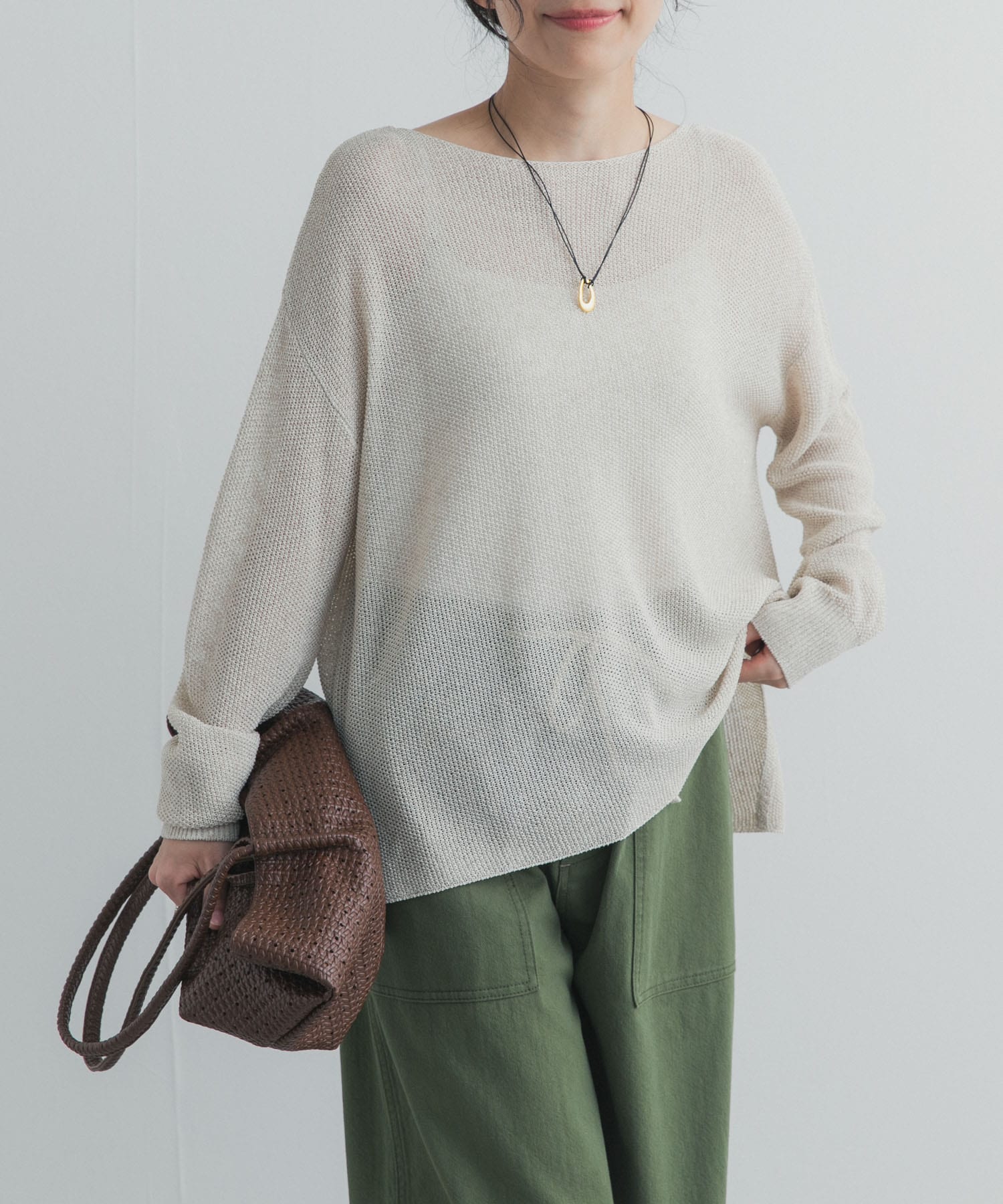 ラメシアーリラックスニット