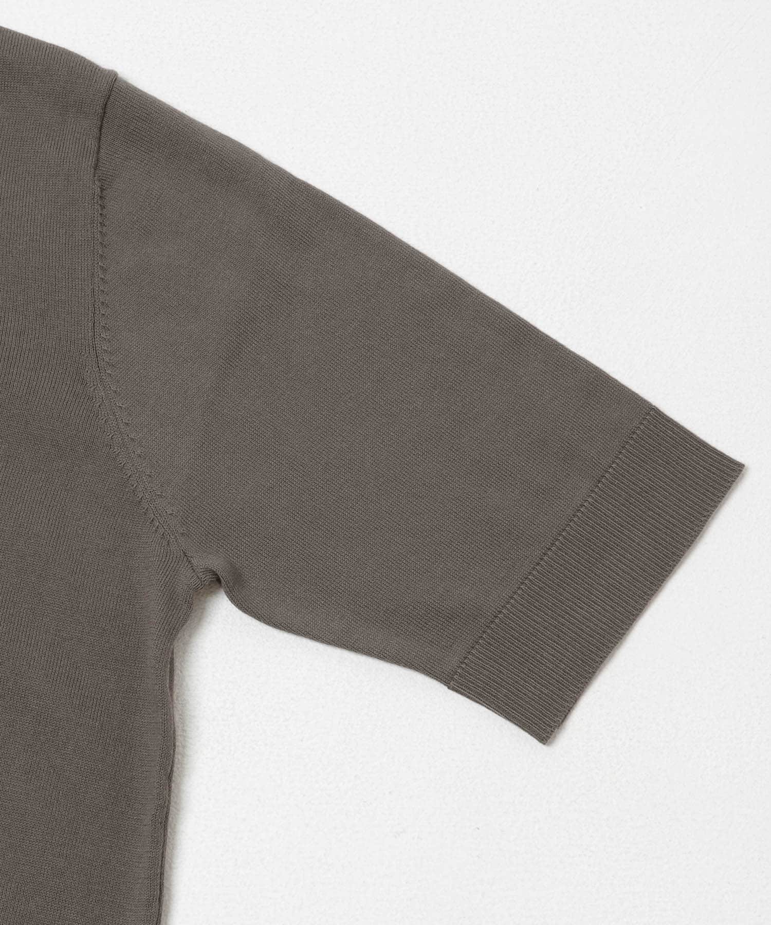 『UR TECH ひやサラクール』コットンハーフスリーブKNIT CHARCOAL Free