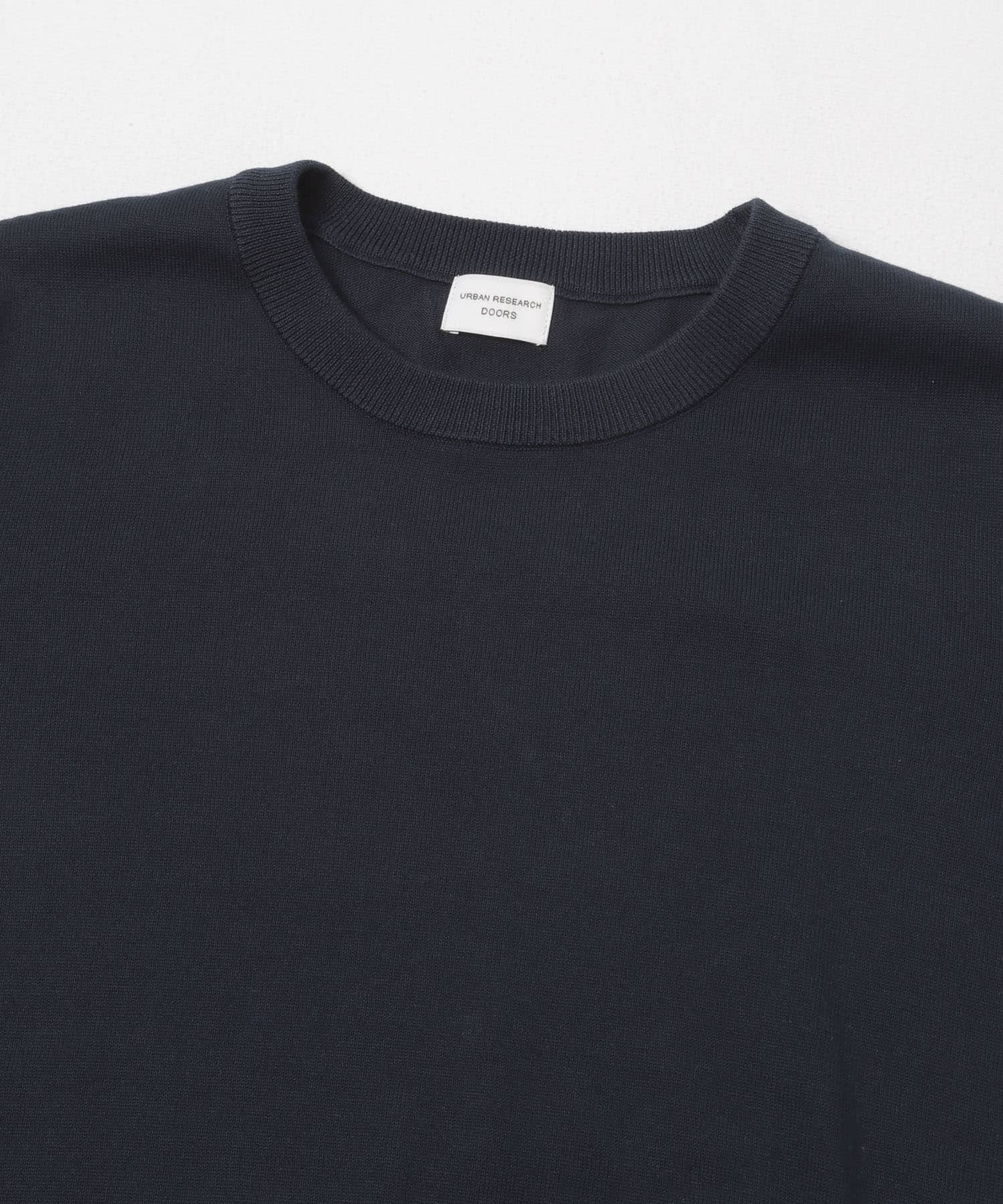 『UR TECH ひやサラクール』コットンハーフスリーブKNIT NAVY Free