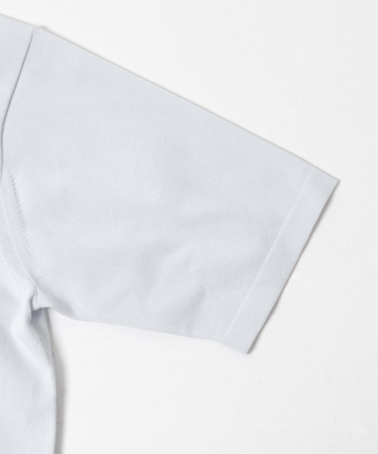 『UR TECH』サマシェアニットハーフスリーブプルオーバー L.BLUE Free