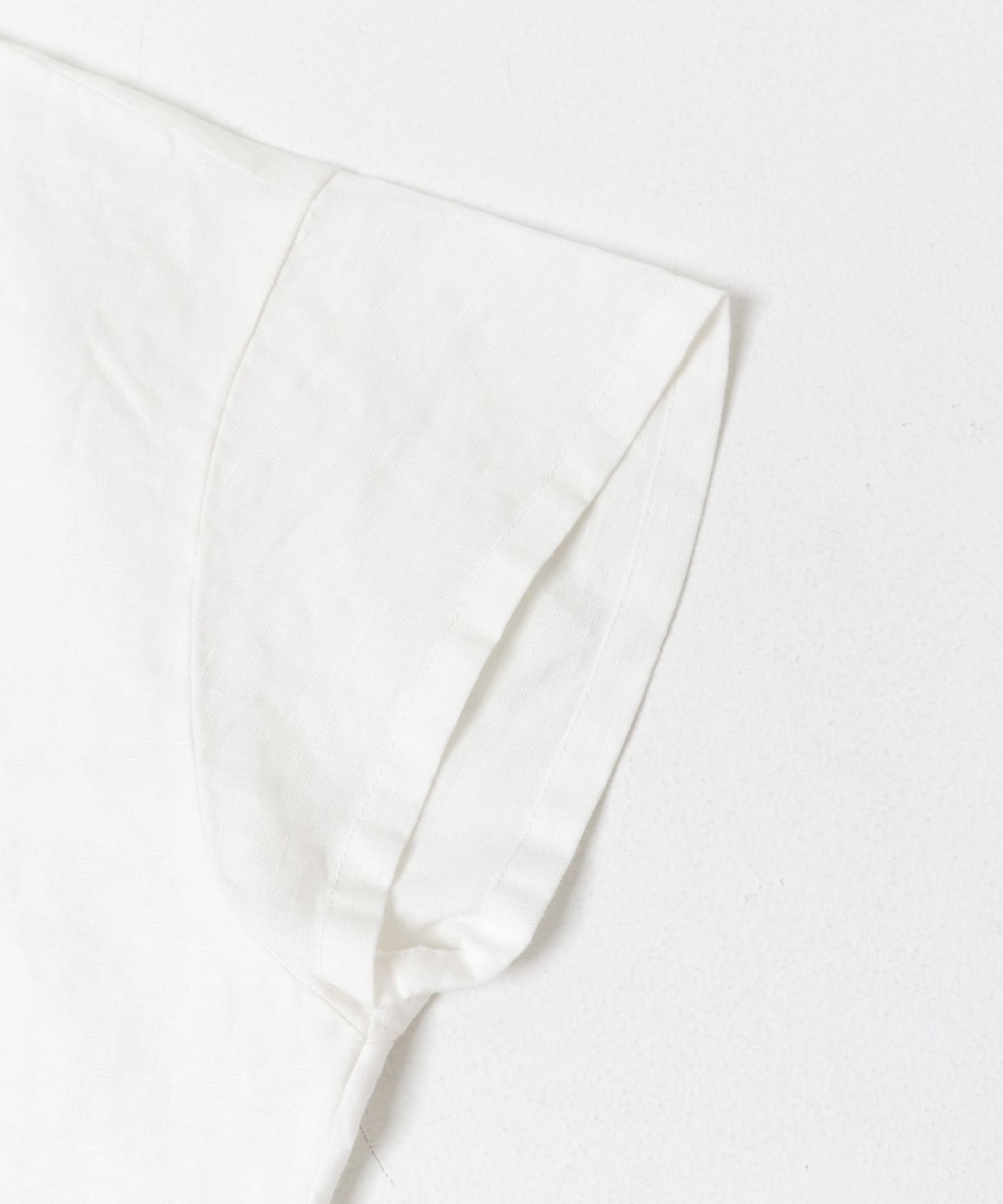 リネンフレンチスリーブドロストブラウス OFF WHITE Free