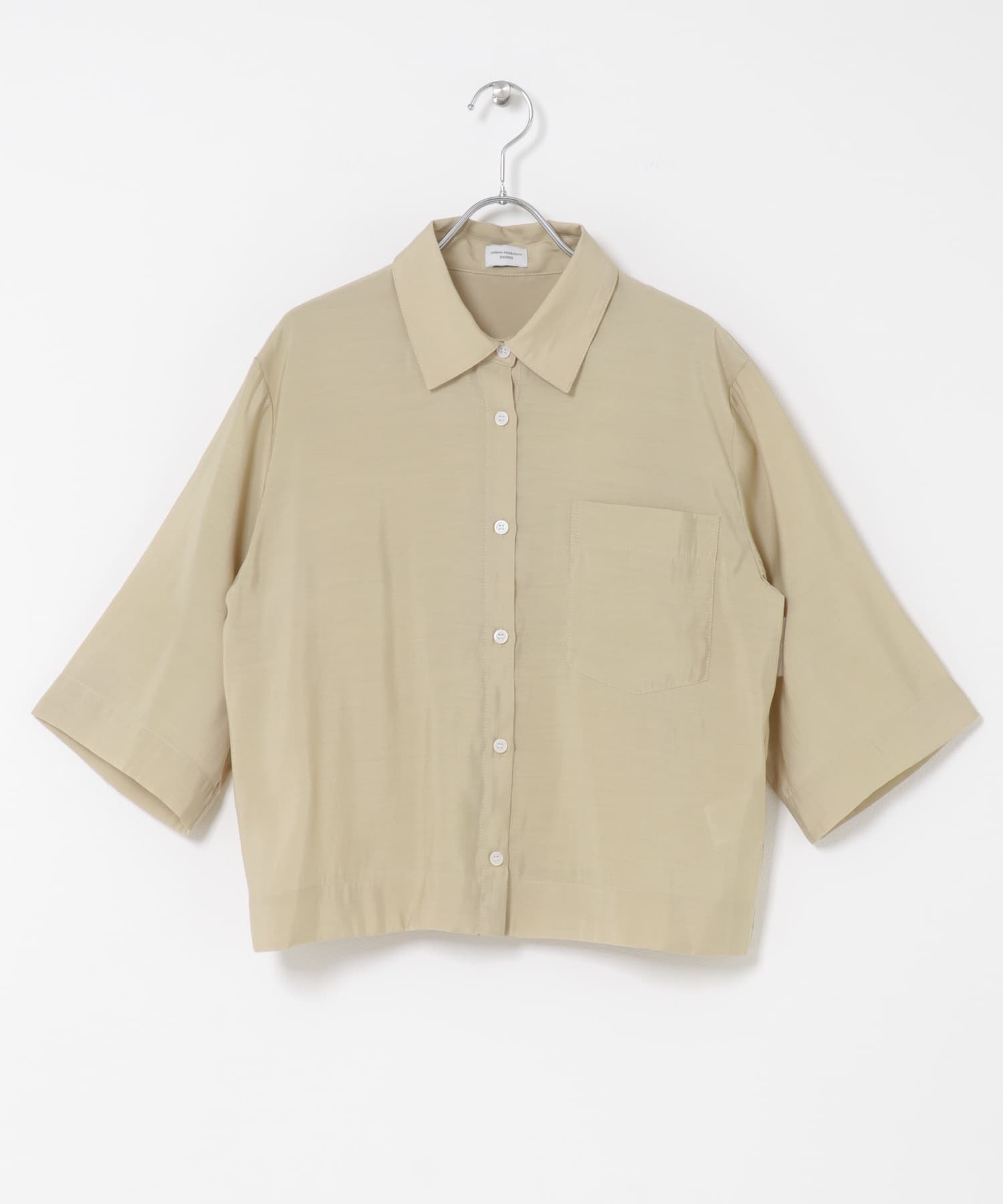 ハーフスリーブショートシャツ BEIGE Free