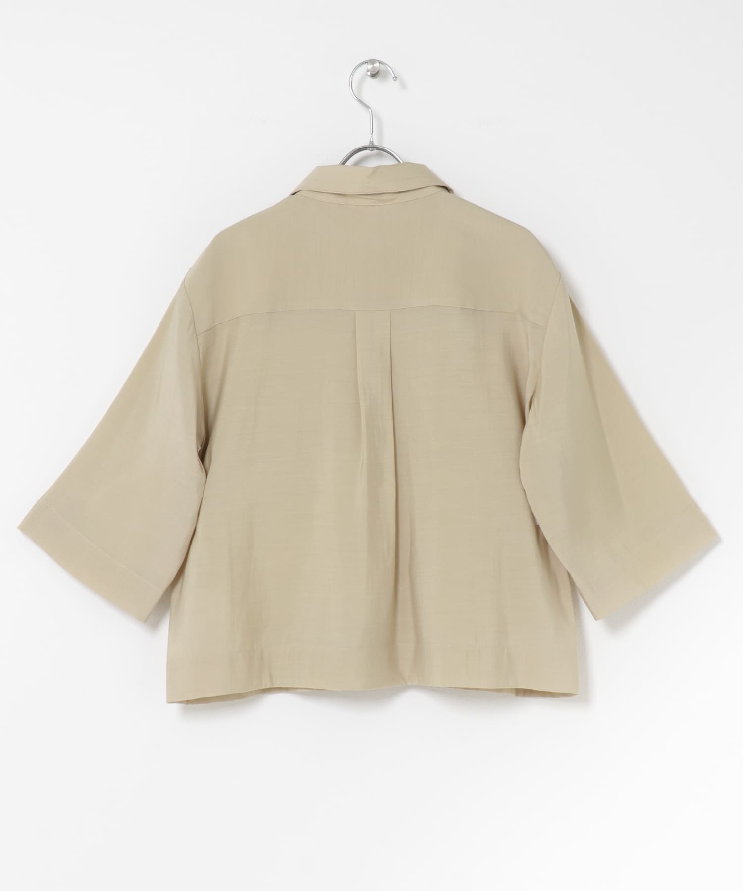ハーフスリーブショートシャツ BEIGE Free