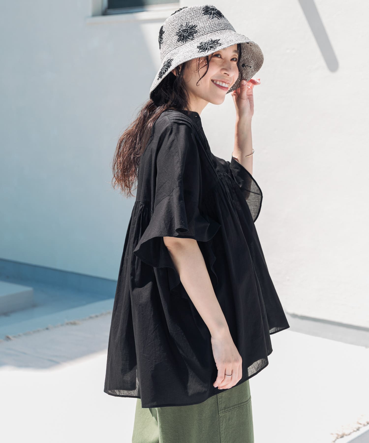 身長：162cm サイズ：Free