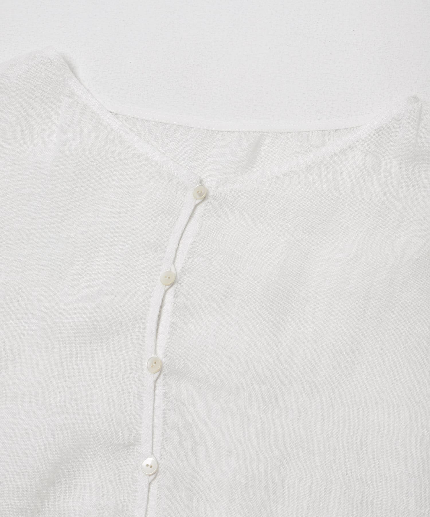 Linen Mesh 2way Blouse OFF Free