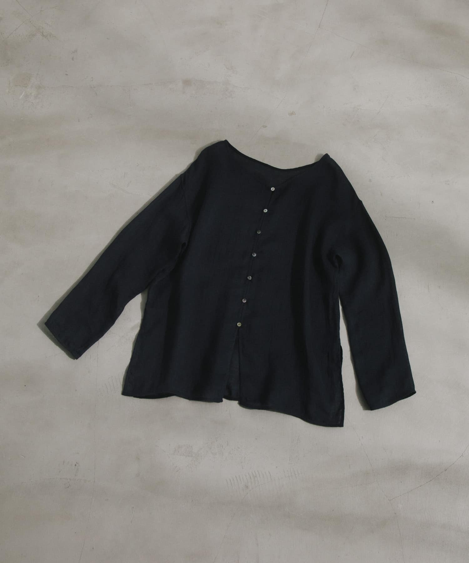 Linen Mesh 2way Blouse