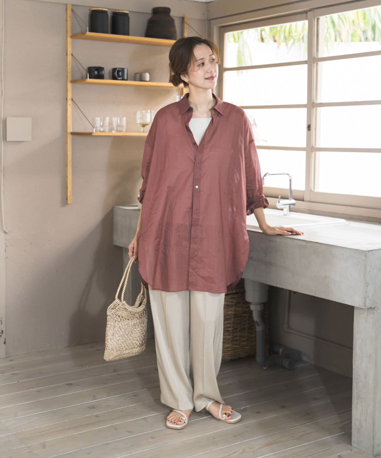 身長：168cm サイズ：Free