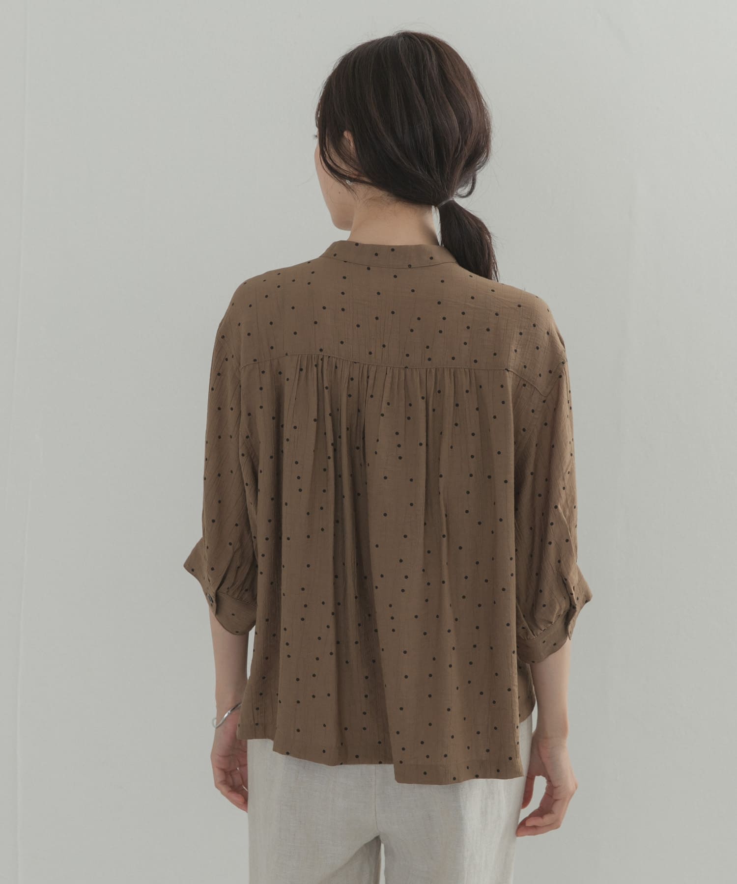 楊柳ドット5分袖ブラウス(Free KHAKI): トップス｜URBAN RESEARCH公式