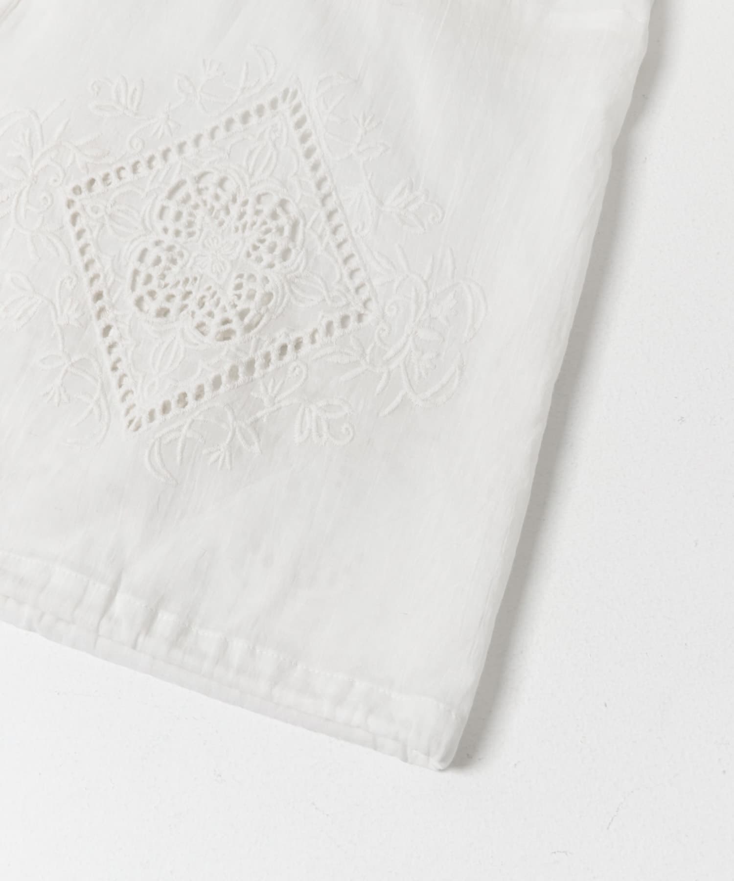 パッチワーク刺繍ブラウス OFF Free