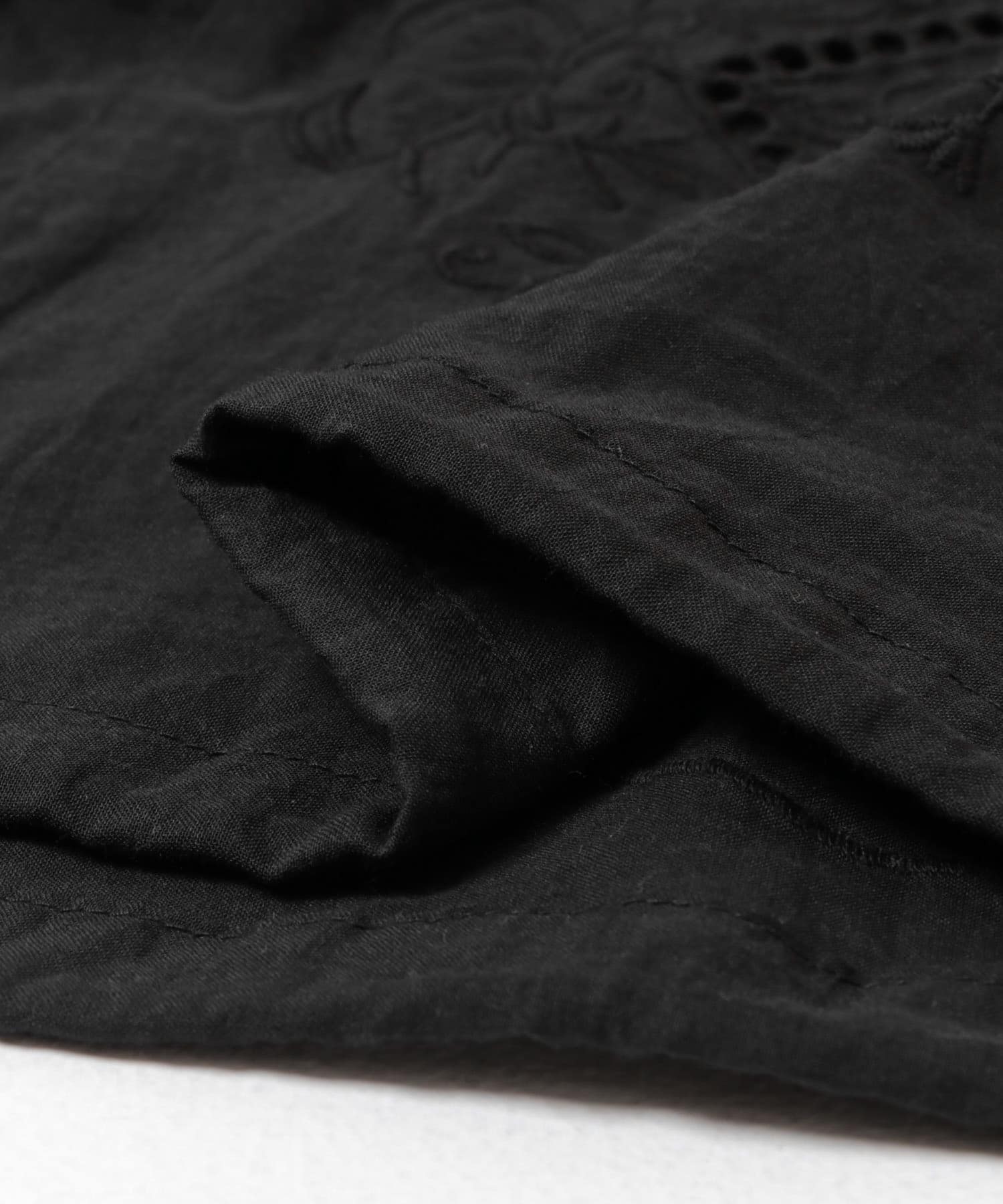 パッチワーク刺繍ブラウス スミクロ Free