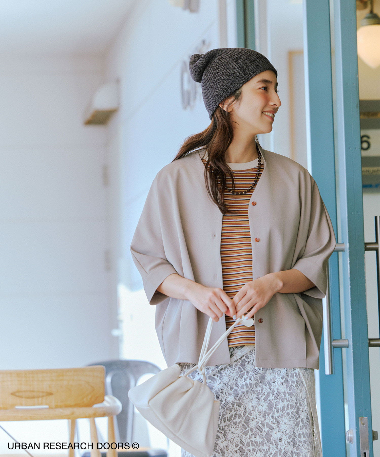 『UR TECH』完声/涼ドルマン半袖シャツ