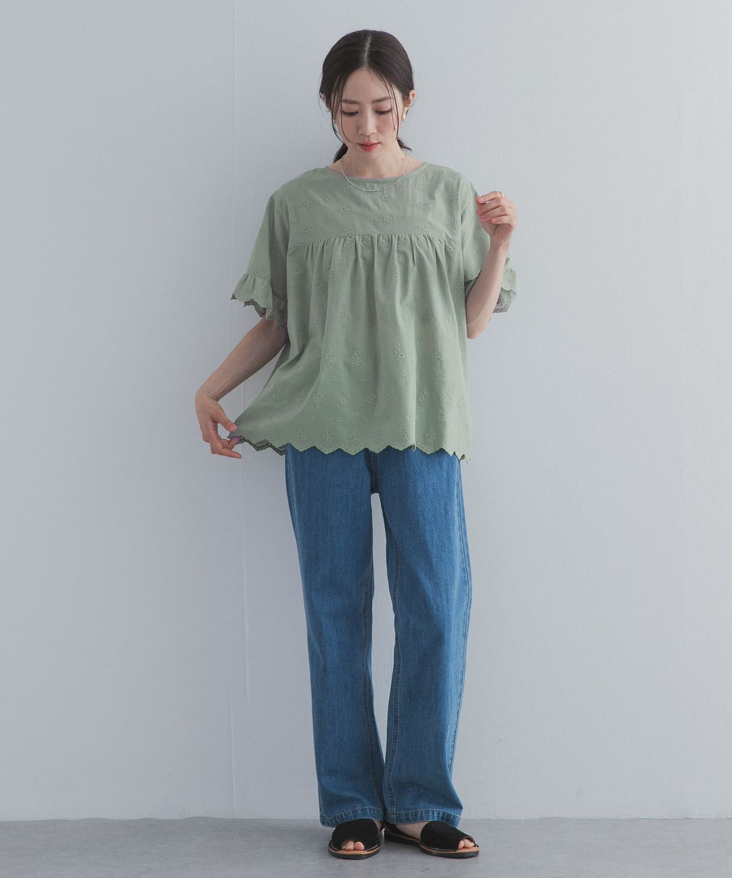 身長：162cm サイズ：Free