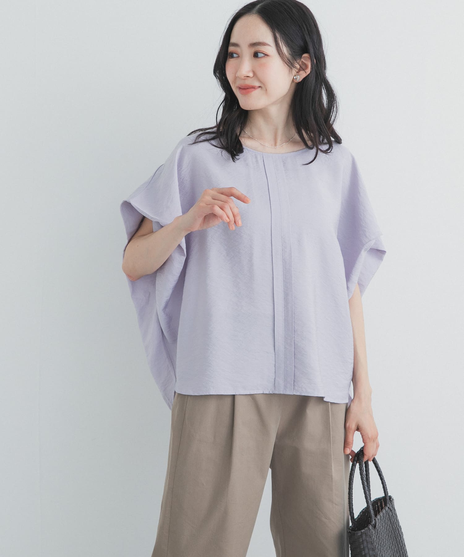 センタータックコクーンブラウス(Free GREIGE): トップス｜URBAN