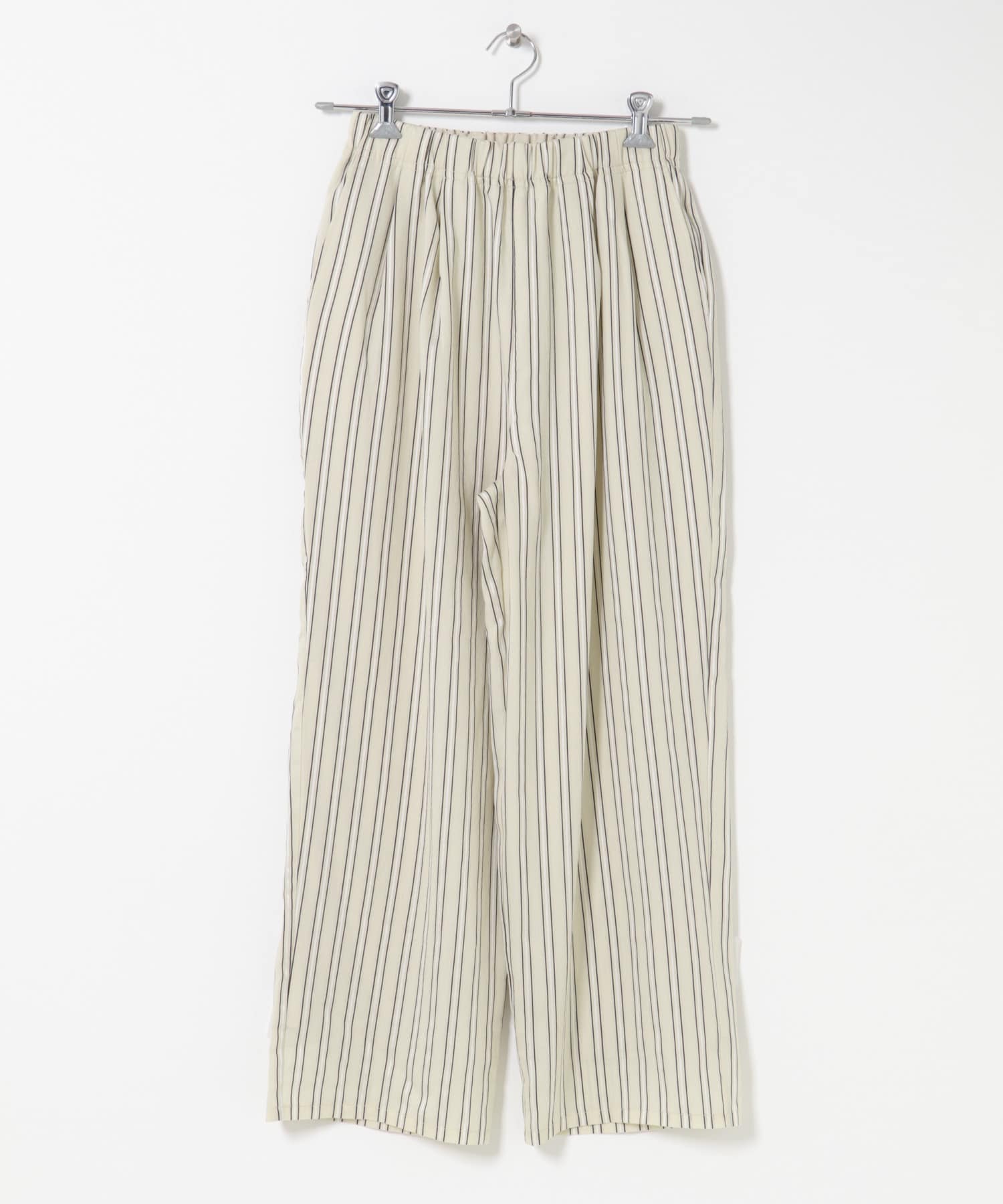 ストライプタックイージーパンツ NATURAL Free