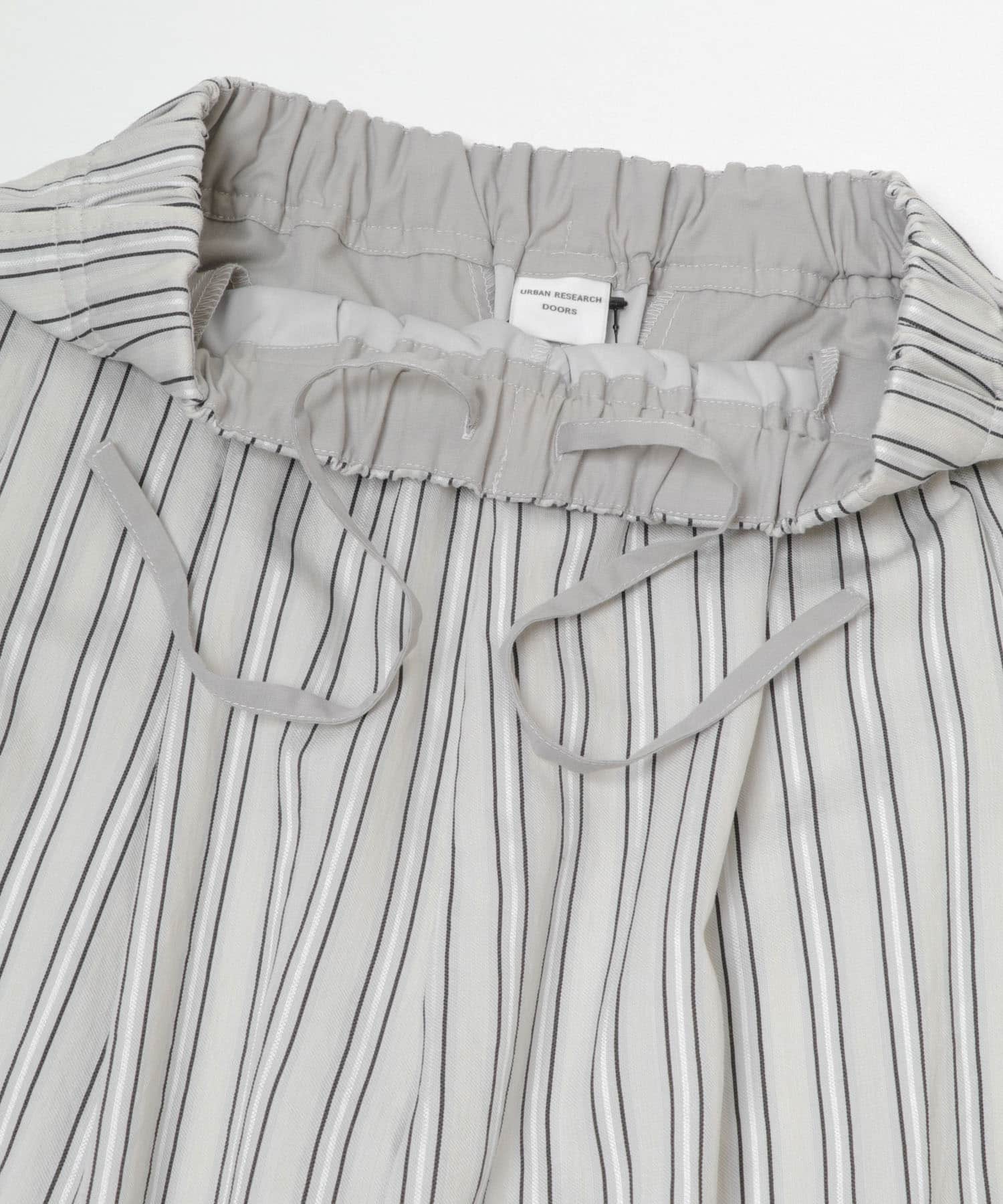 ストライプタックイージーパンツ GRAY Free