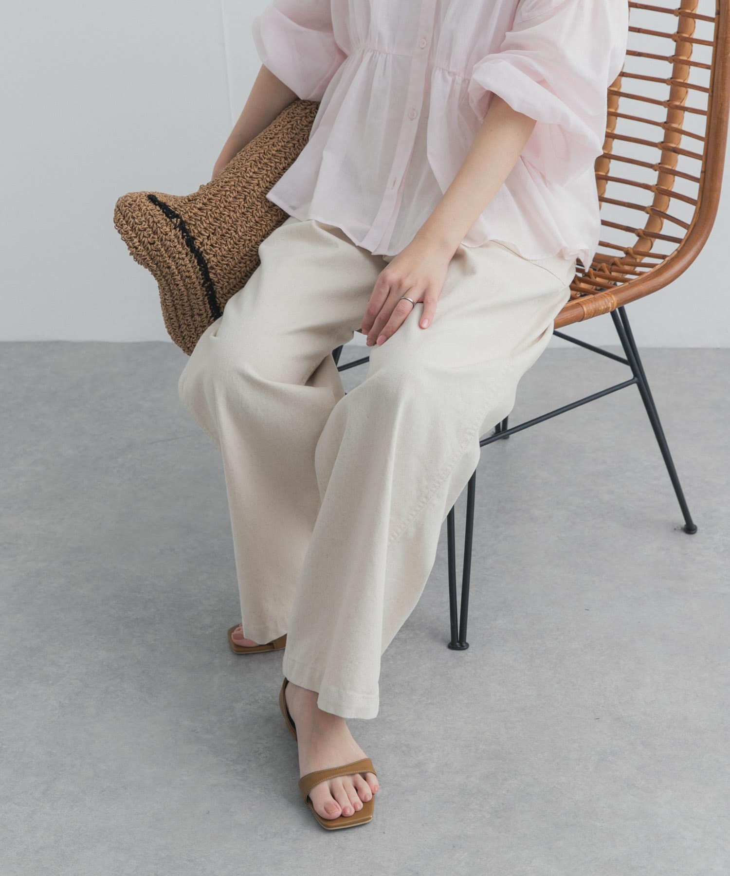 コットンベーカーパンツ