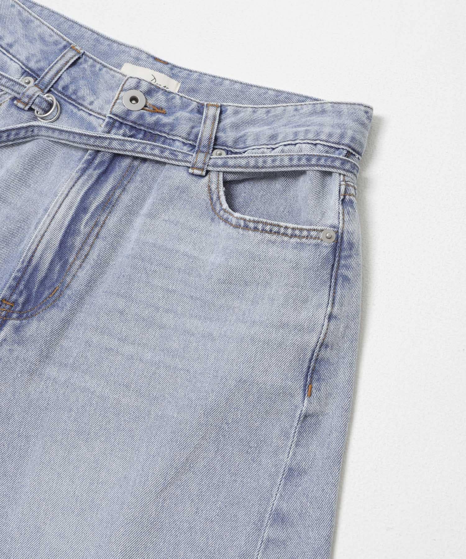 Belted Light Denim L.INDIGO S