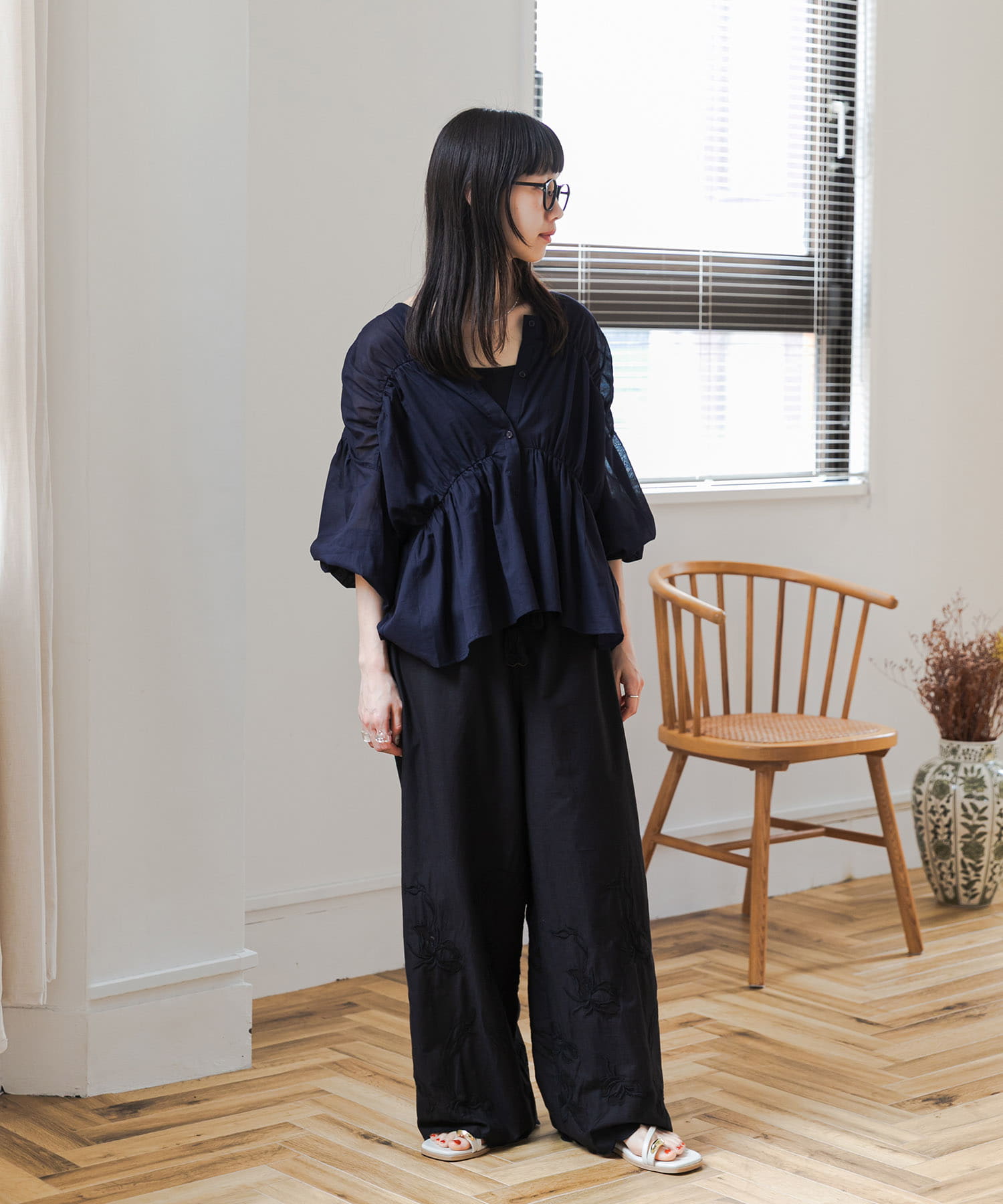 身長：157cm サイズ：Free