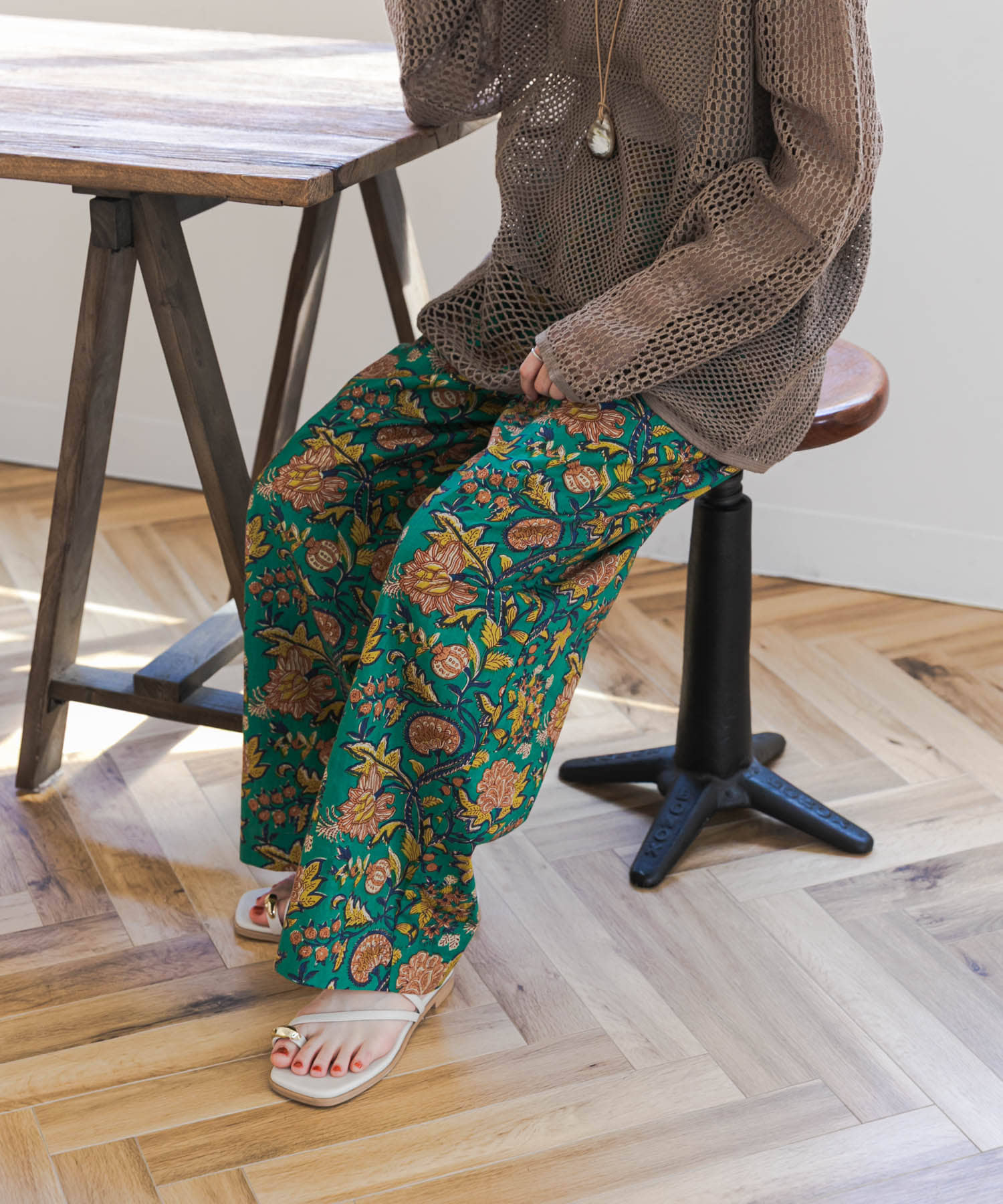 アソートプリントイージーパンツ