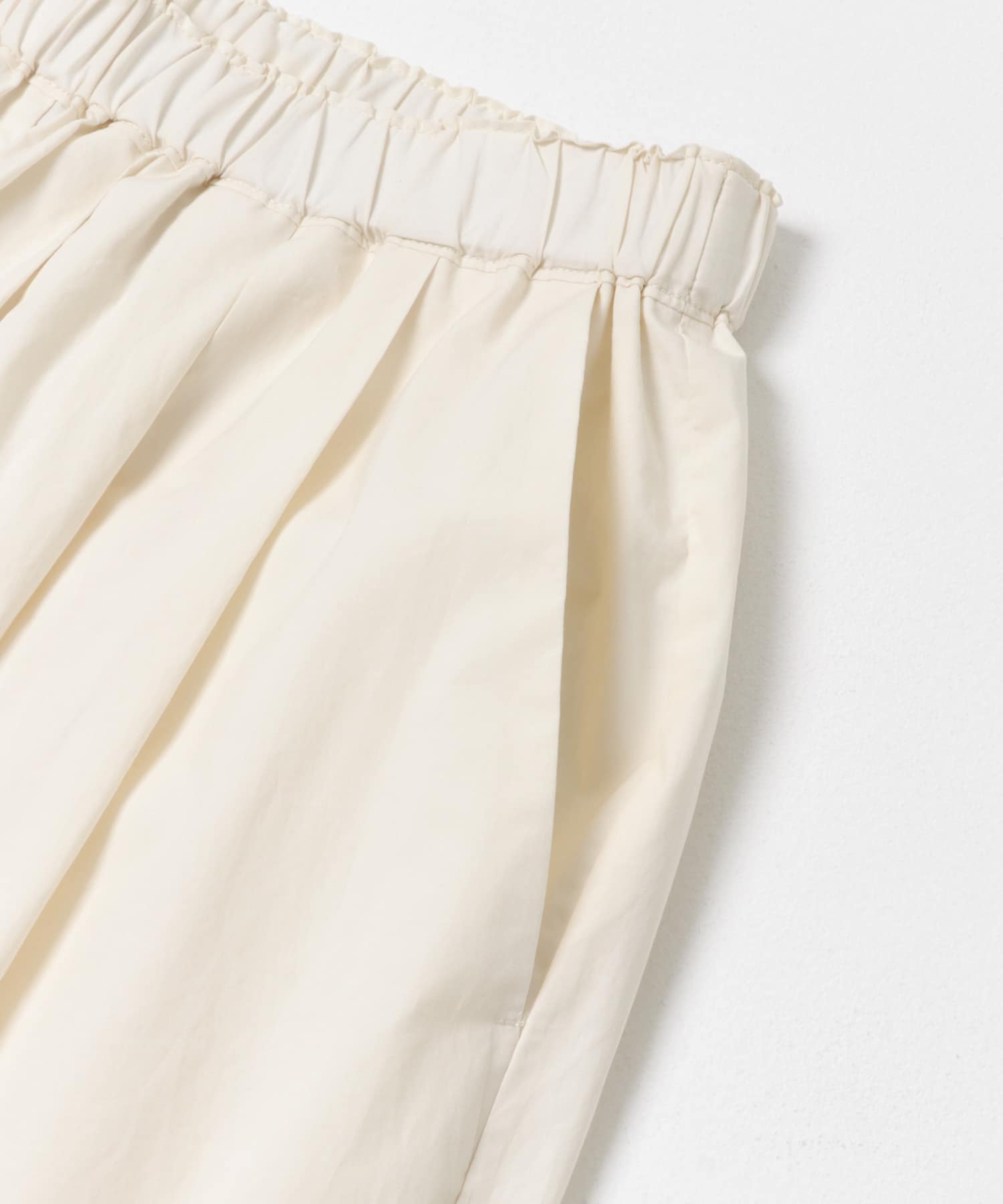 ギャザーボリュームパンツ ECRU Free