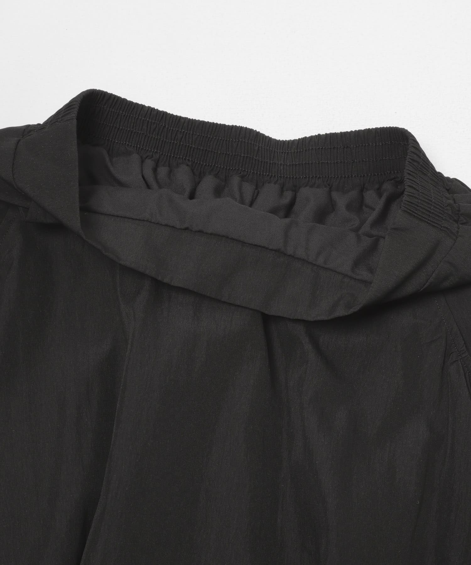 撥水ポケットギャザースカート BLACK Free