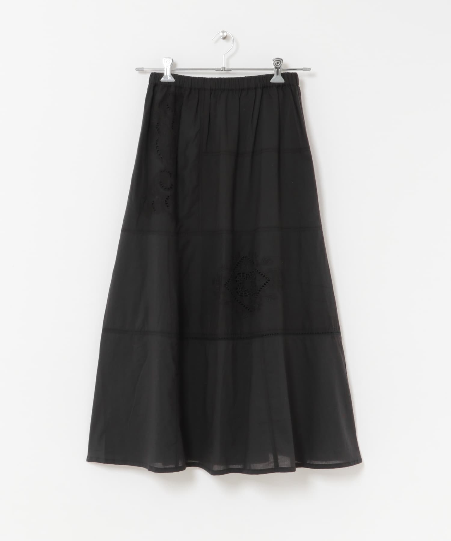 パッチワーク刺繍スカート