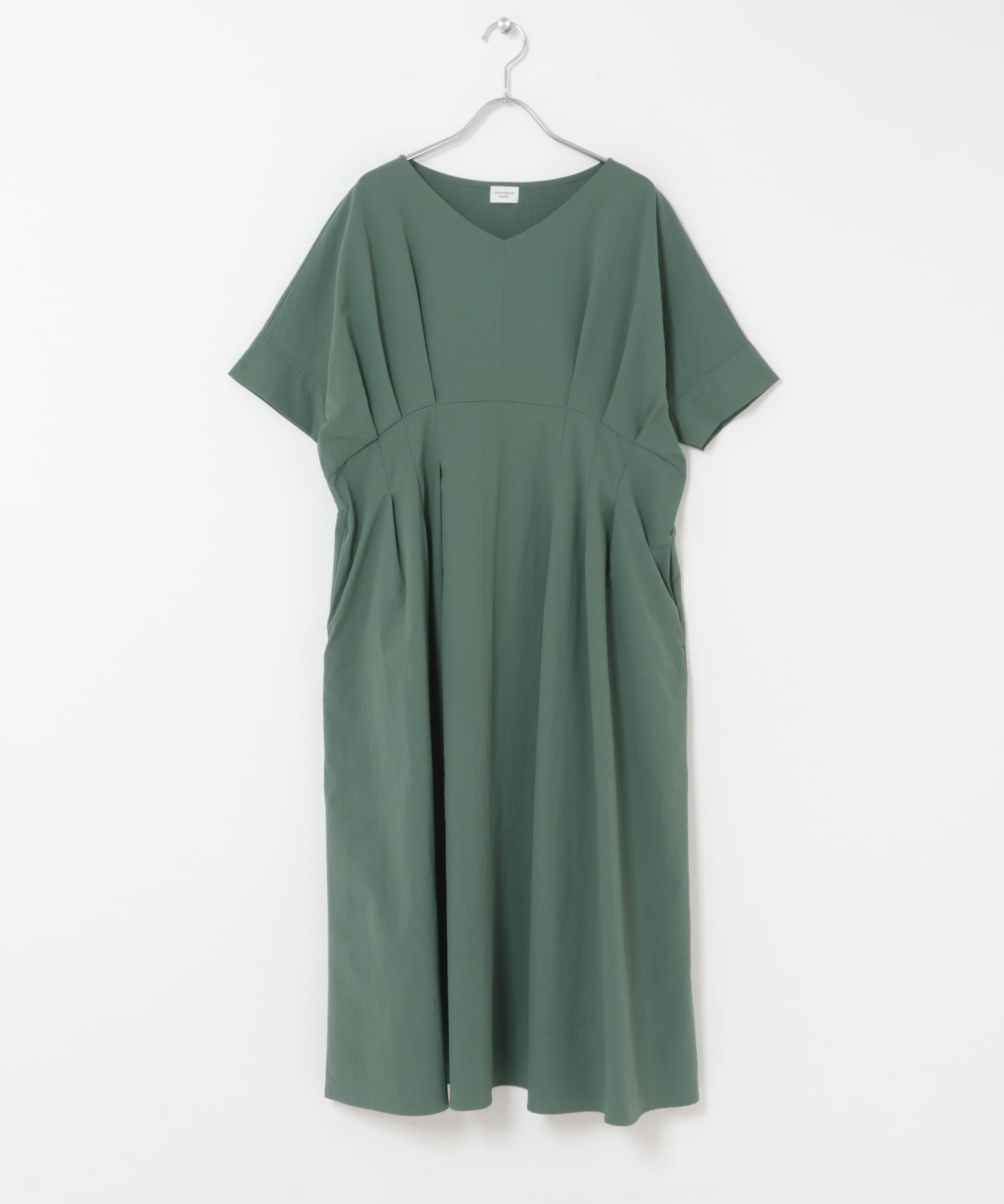ウエストタックワンピース GREEN Free