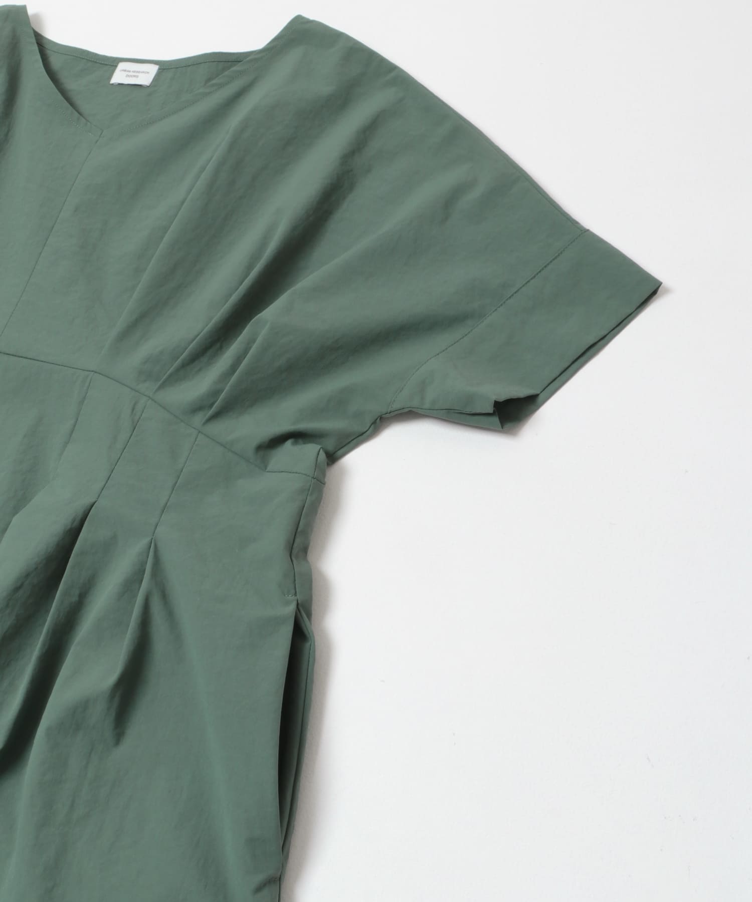 ウエストタックワンピース GREEN Free