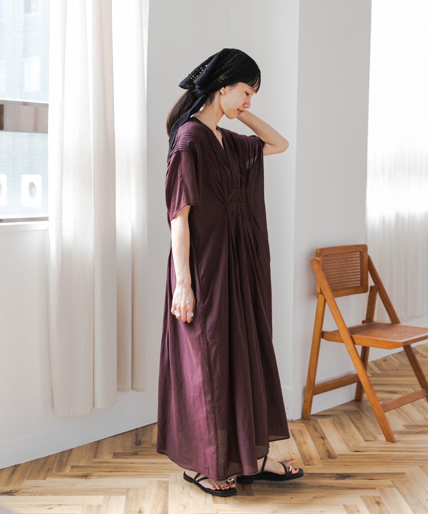 身長：157cm サイズ：Free