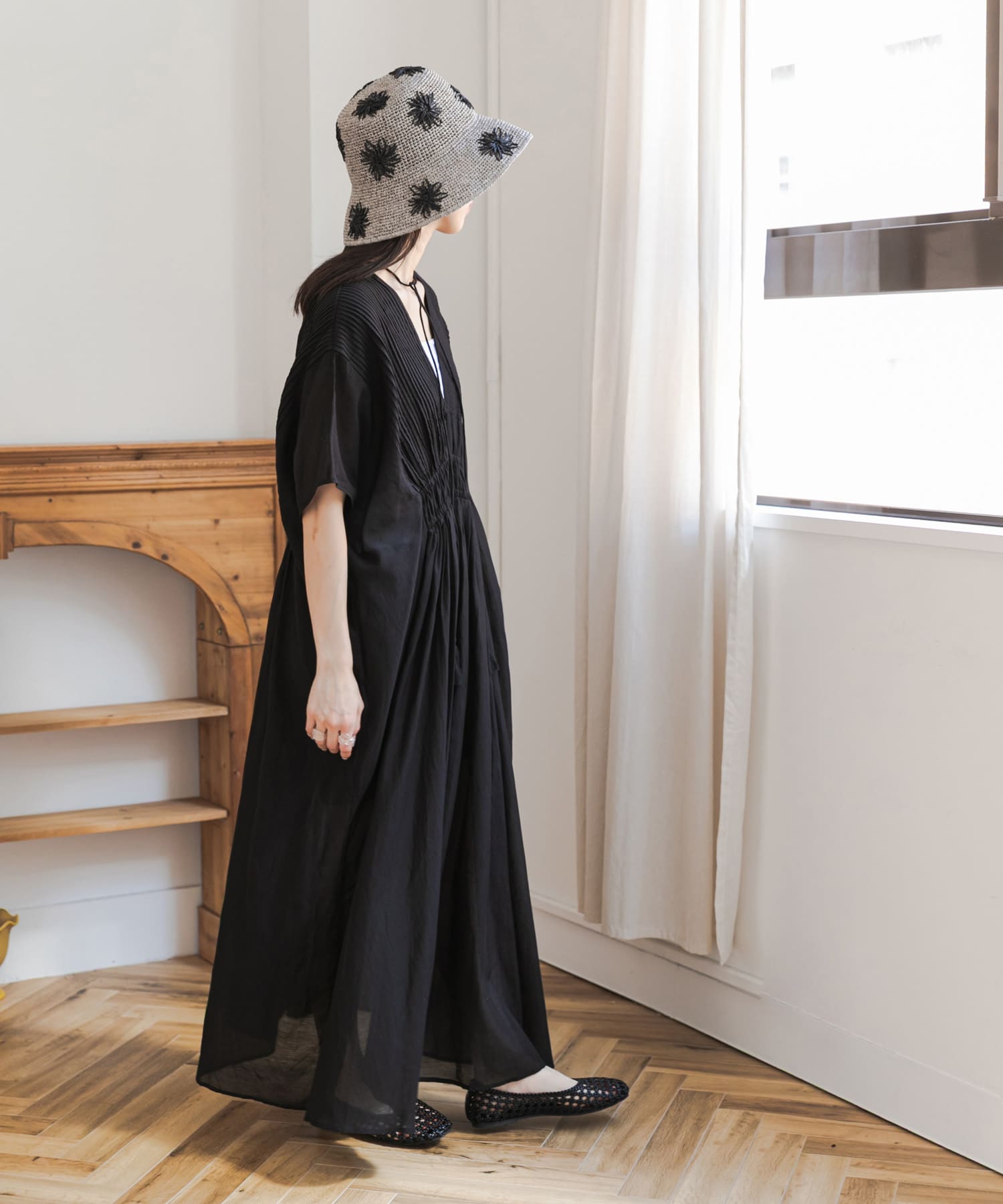 身長：157cm サイズ：Free