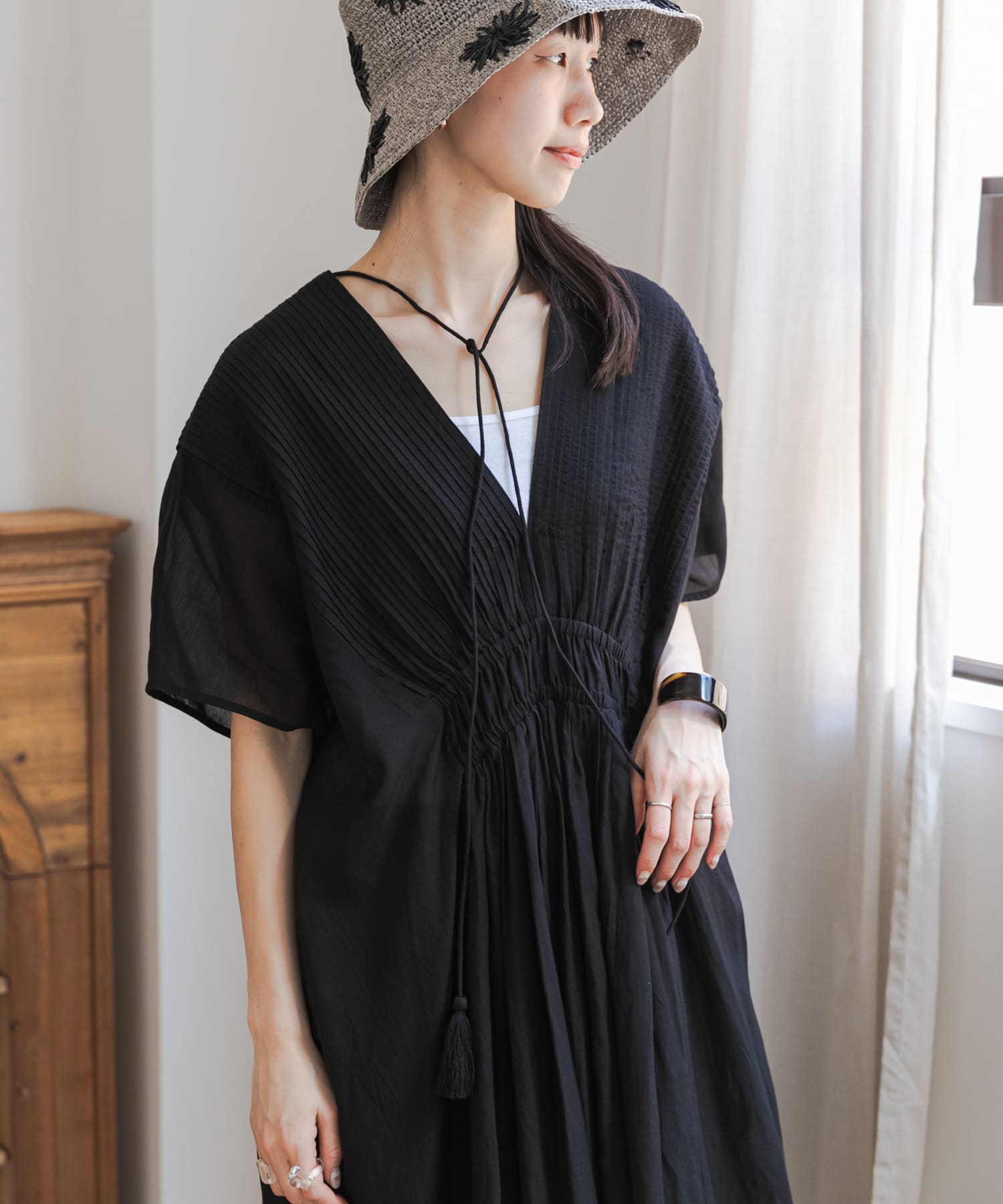 身長：157cm サイズ：Free