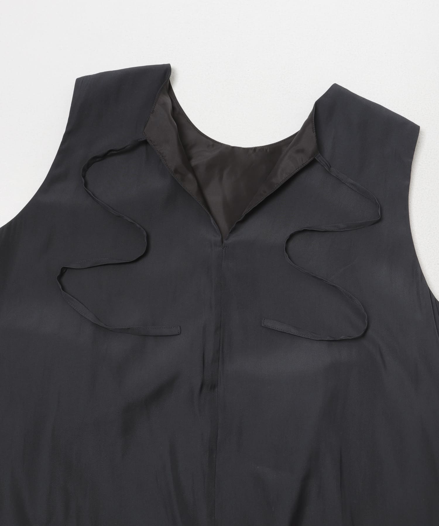 『スタッフ企画』2WAYマチ切替ワンピース INK BLACK Free