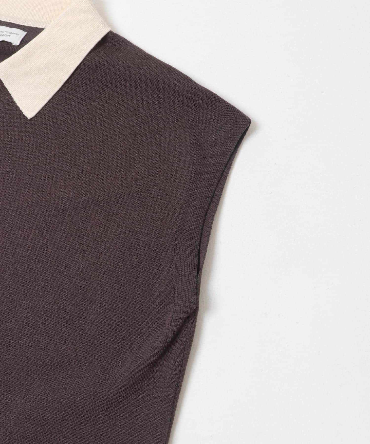 フレンチスリーブニットワンピース BROWN Free