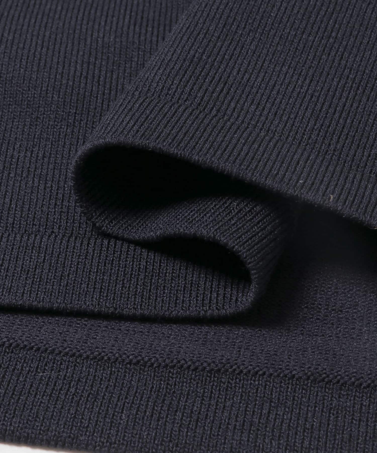 フレンチスリーブニットワンピース NAVY Free