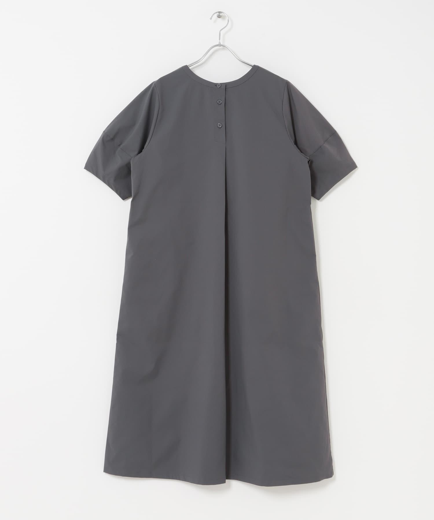 2WAYランタンスリーブ ワンピース CHARCOAL Free