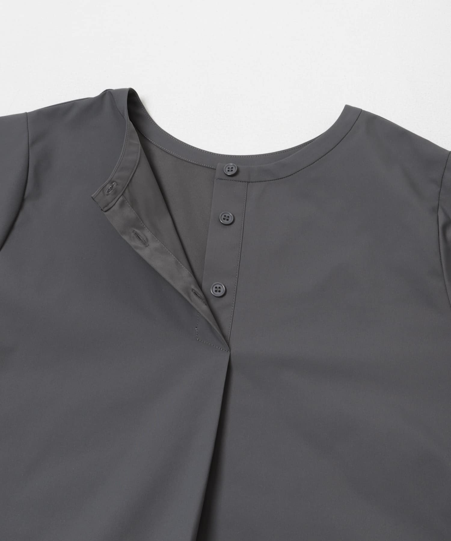 2WAYランタンスリーブ ワンピース CHARCOAL Free