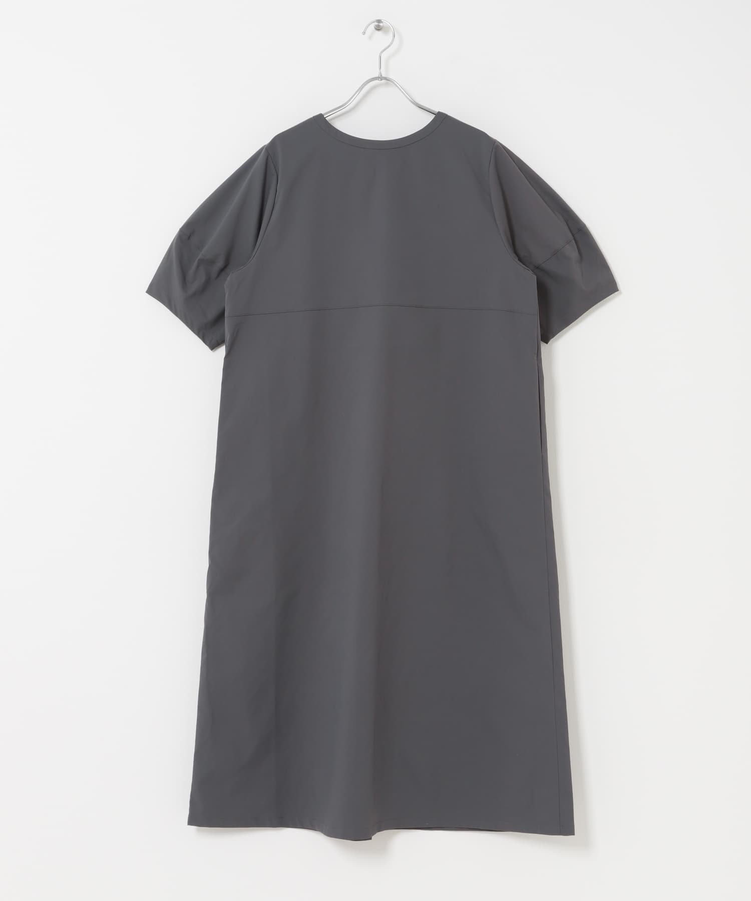 2WAYランタンスリーブ ワンピース CHARCOAL Free