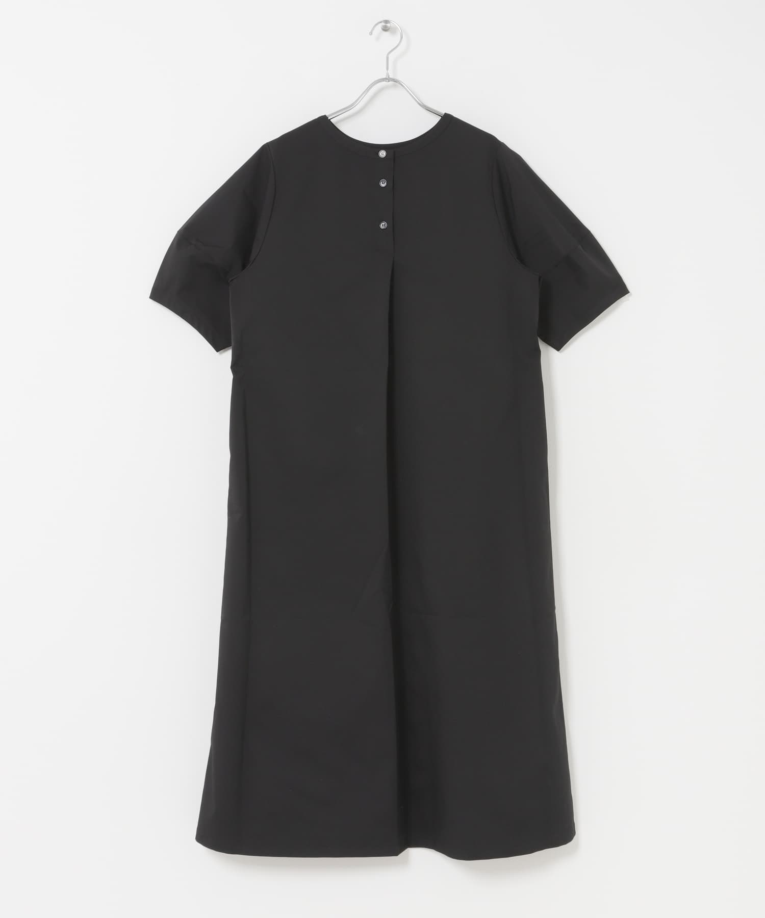 2WAYランタンスリーブ ワンピース BLACK Free