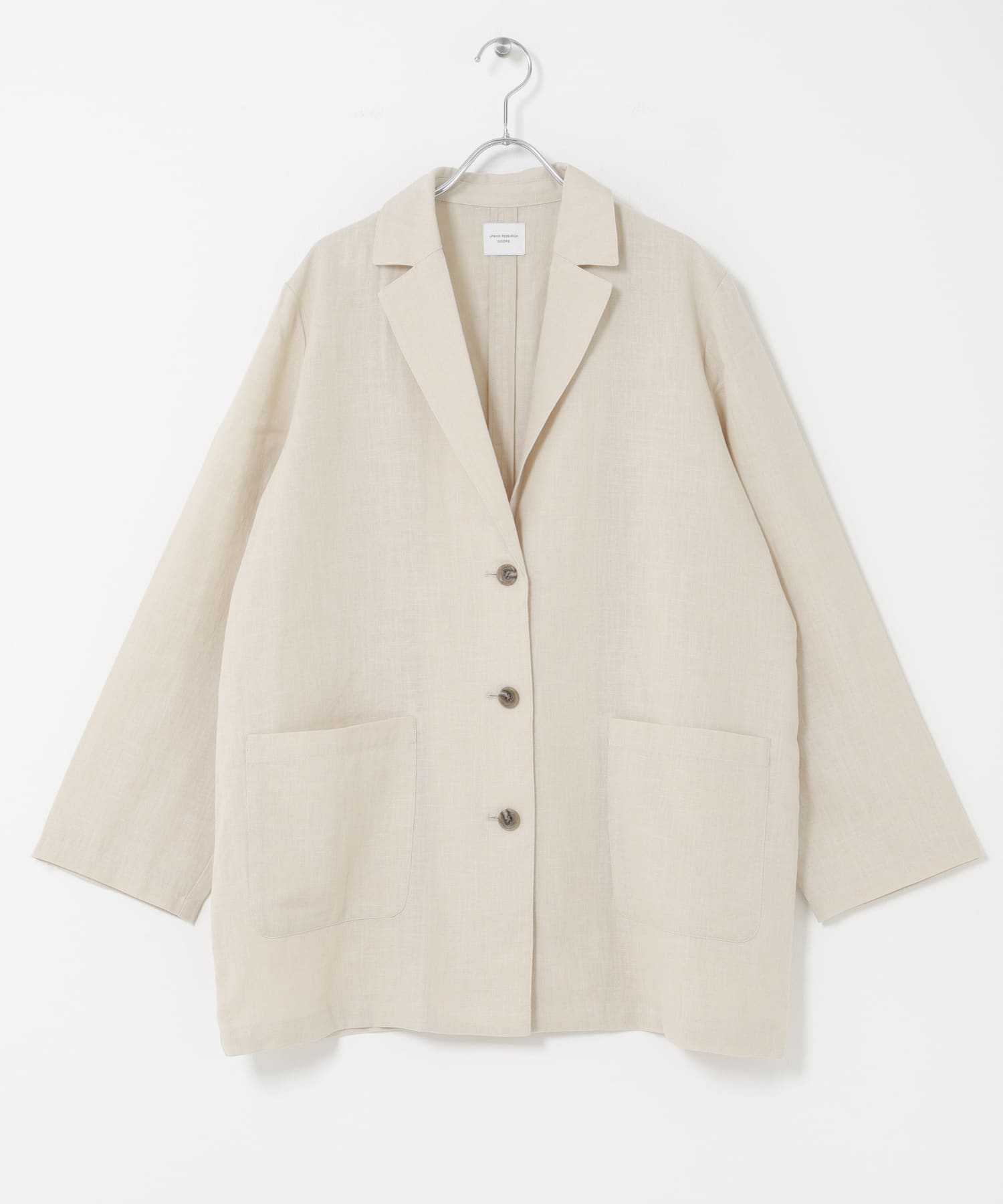 『スタッフ企画』ラミー混ジャケット NATURAL Free